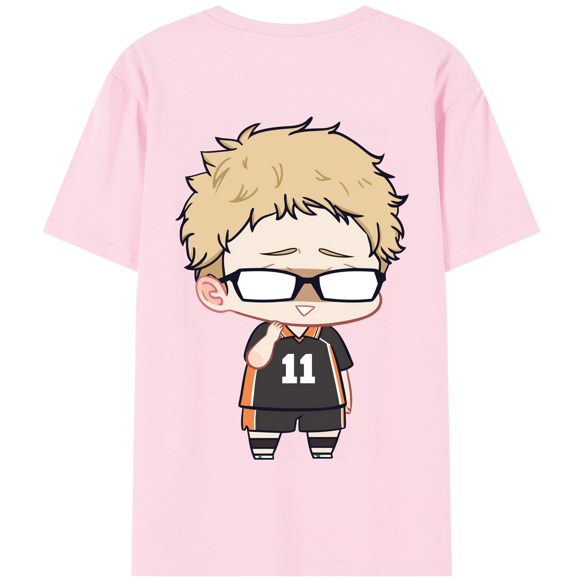 （画像用） ハイキュー!! Haikyu!! 綿100％半袖Tシャツ（背面プリント）