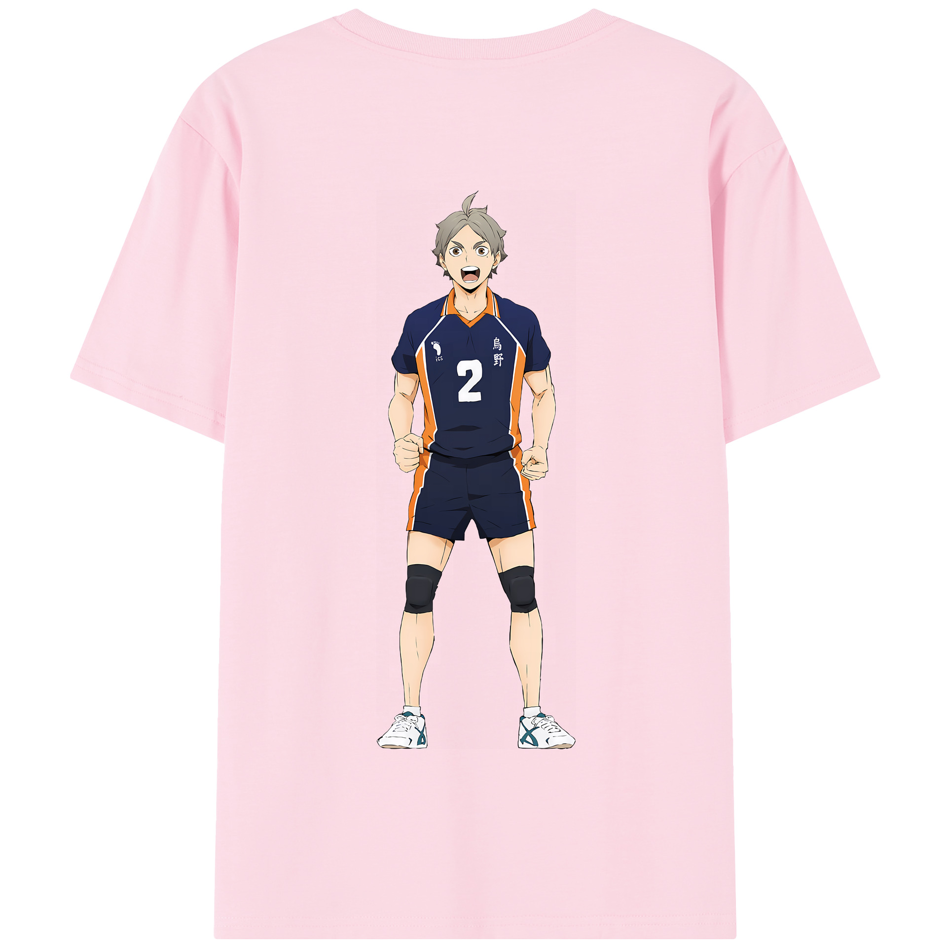 （画像用） ハイキュー!! Haikyu!! 綿100％半袖Tシャツ（背面プリント）
