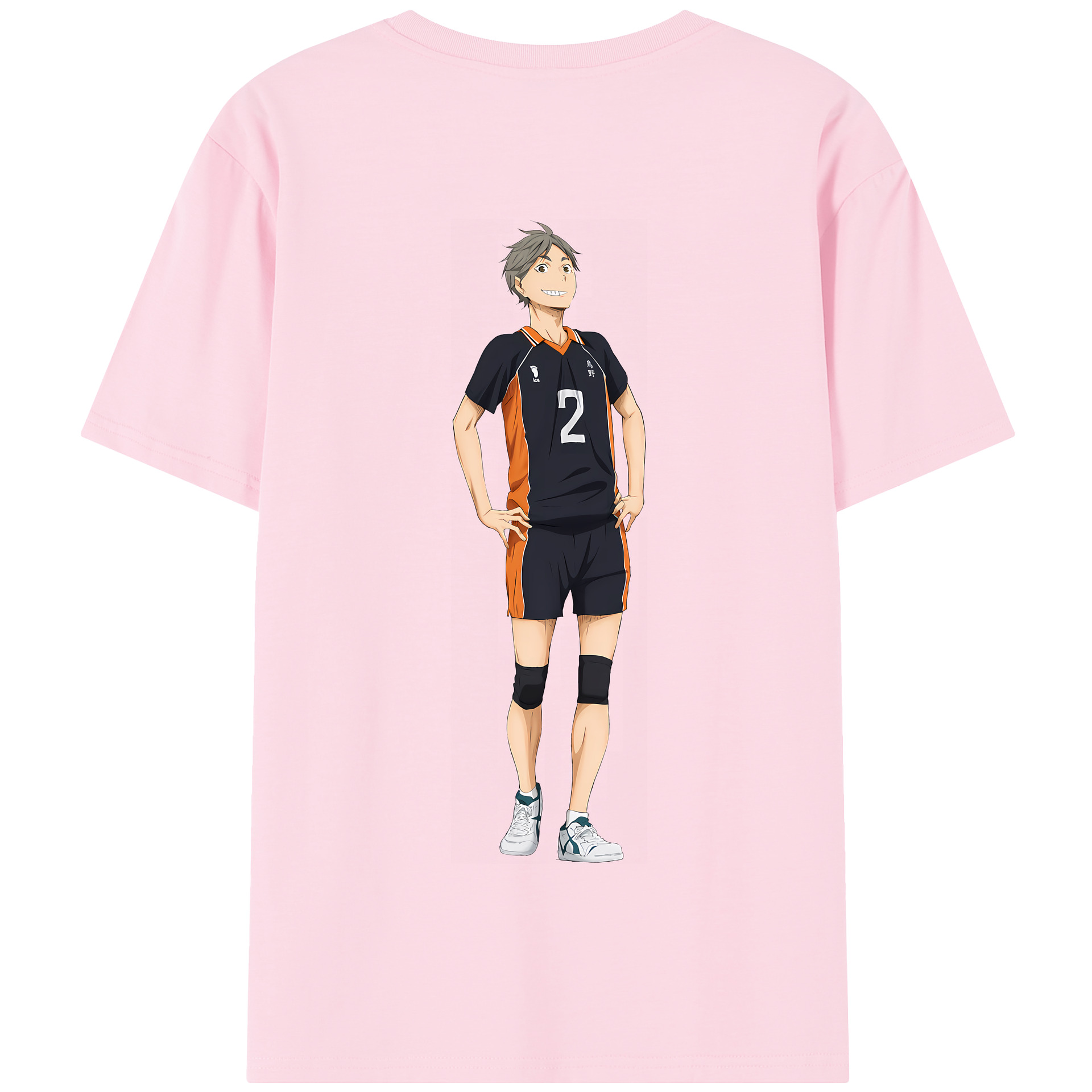 （画像用） ハイキュー!! Haikyu!! 綿100％半袖Tシャツ（背面プリント）
