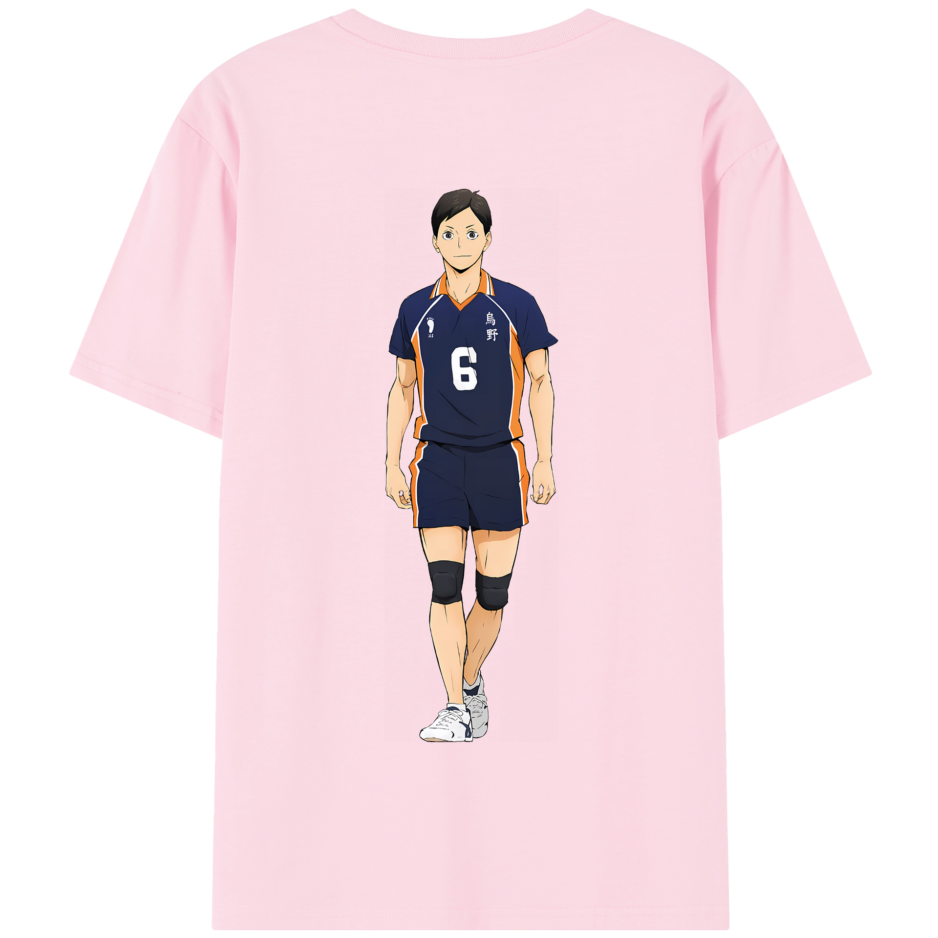 （画像用） ハイキュー!! Haikyu!! 綿100％半袖Tシャツ（背面プリント）