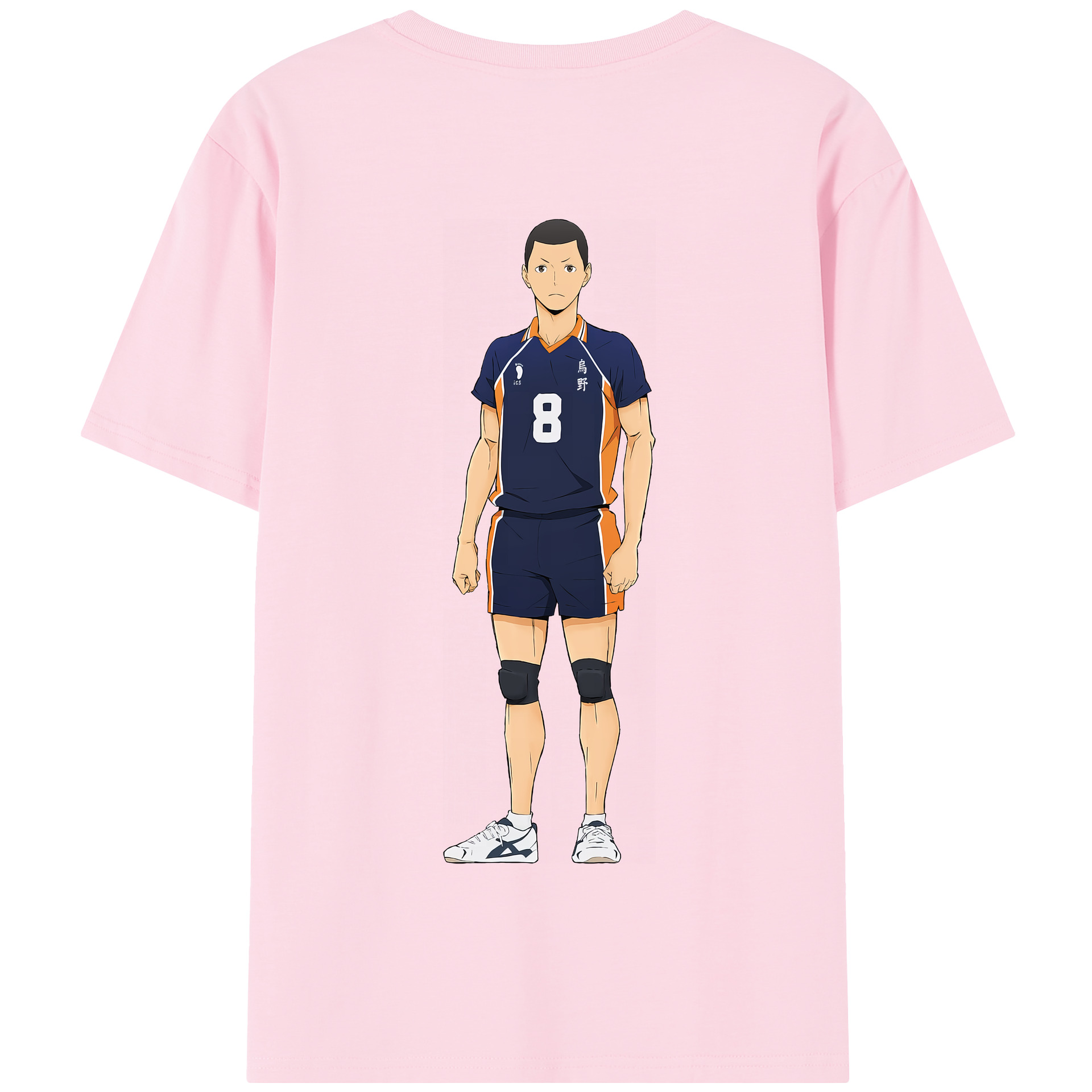（画像用） ハイキュー!! Haikyu!! 綿100％半袖Tシャツ（背面プリント）