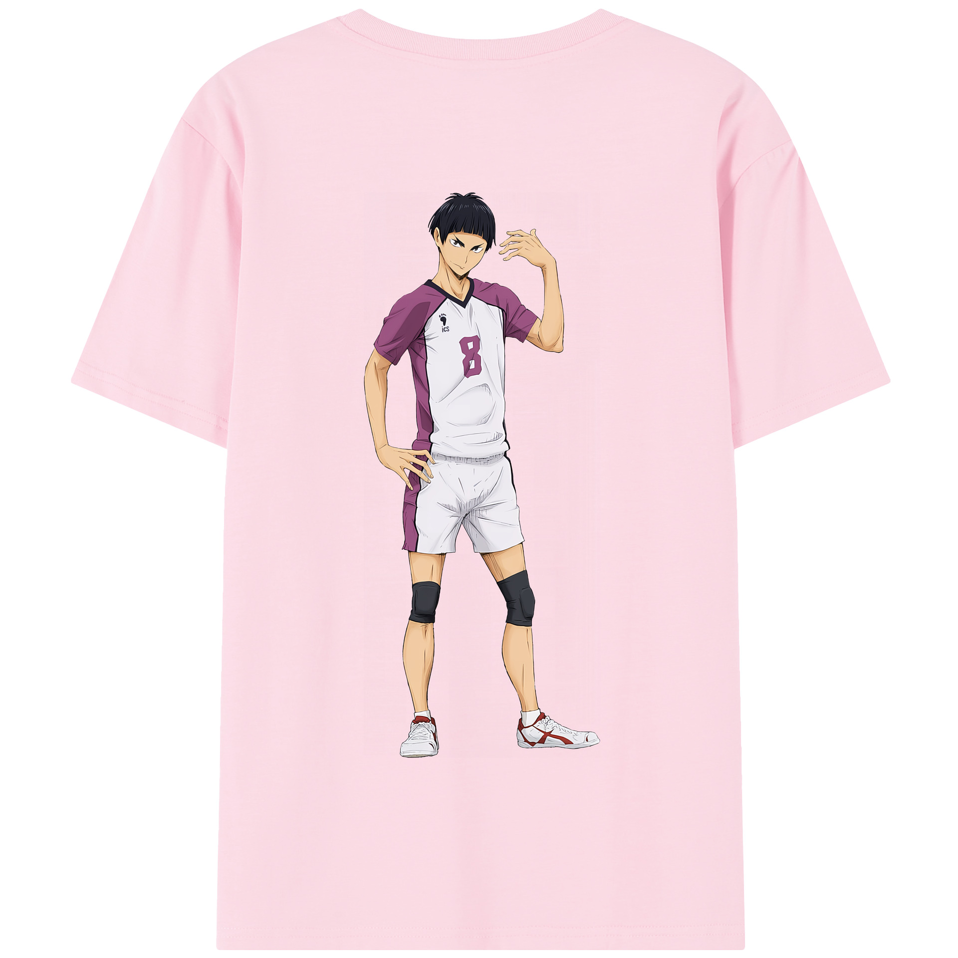 （画像用） ハイキュー!! Haikyu!! 綿100％半袖Tシャツ（背面プリント）