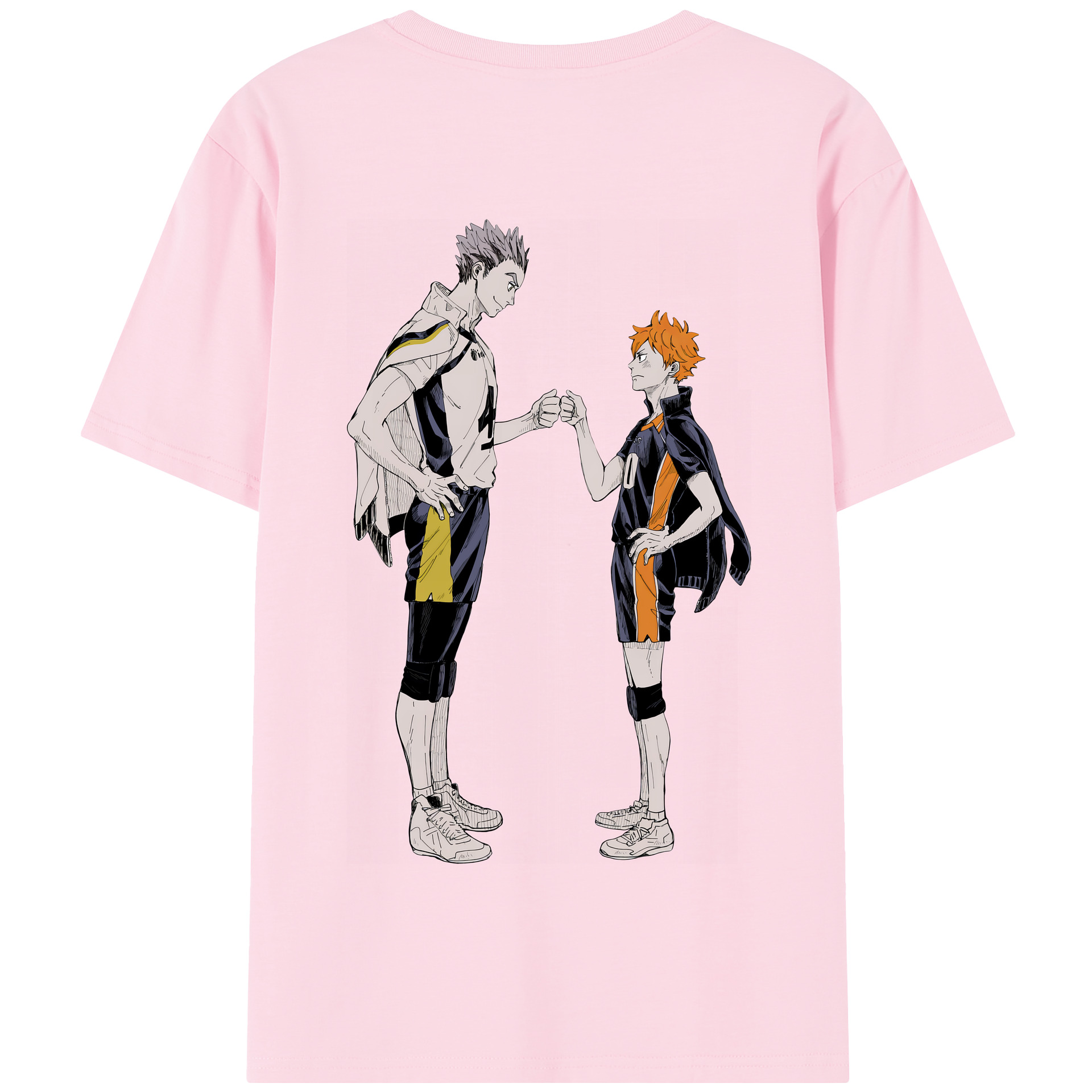 （画像用） ハイキュー!! Haikyu!! 綿100％半袖Tシャツ（背面プリント）