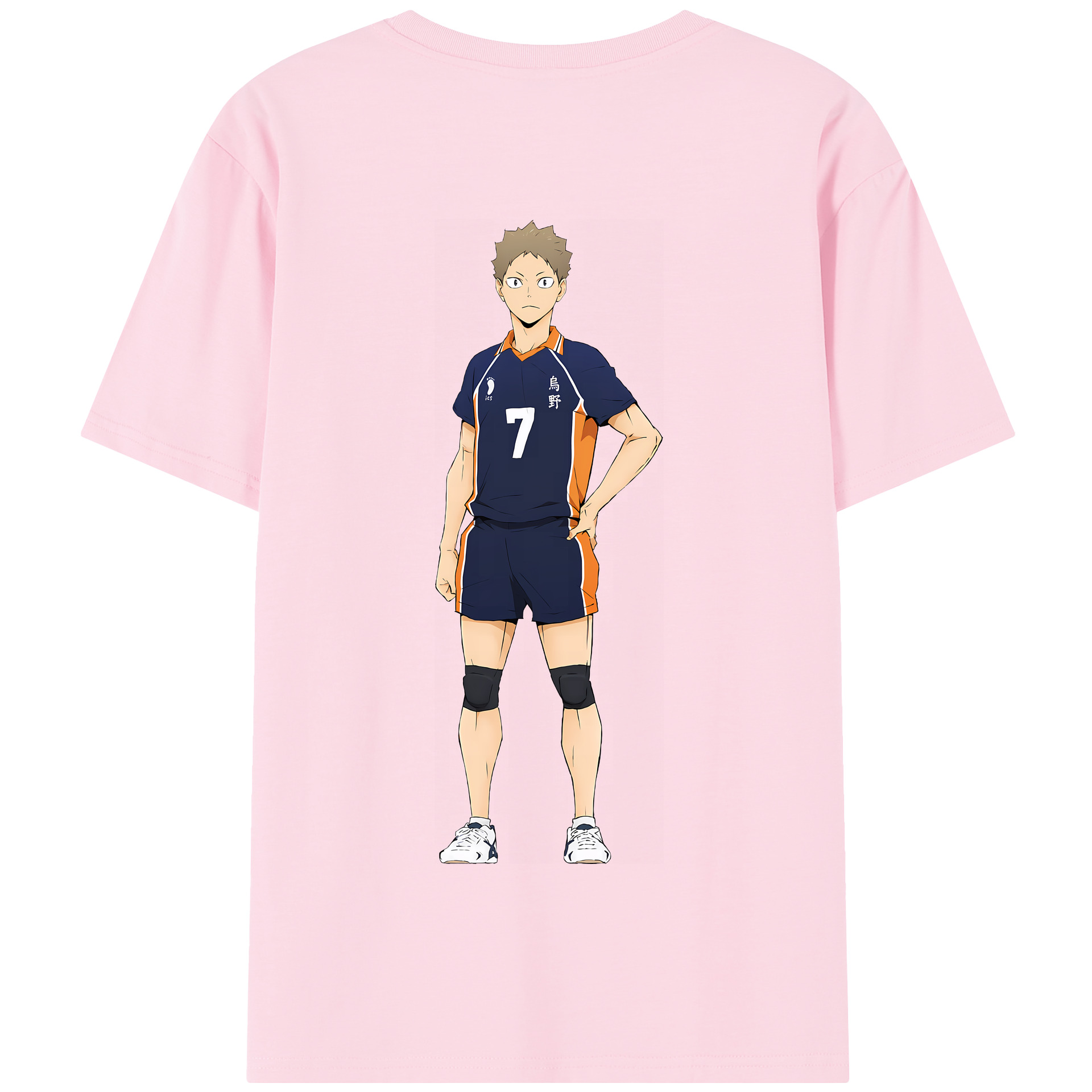 （画像用） ハイキュー!! Haikyu!! 綿100％半袖Tシャツ（背面プリント）