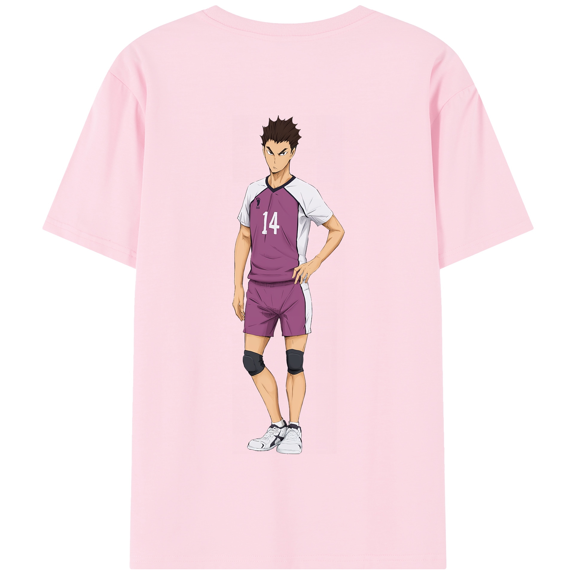 （画像用） ハイキュー!! Haikyu!! 綿100％半袖Tシャツ（背面プリント）