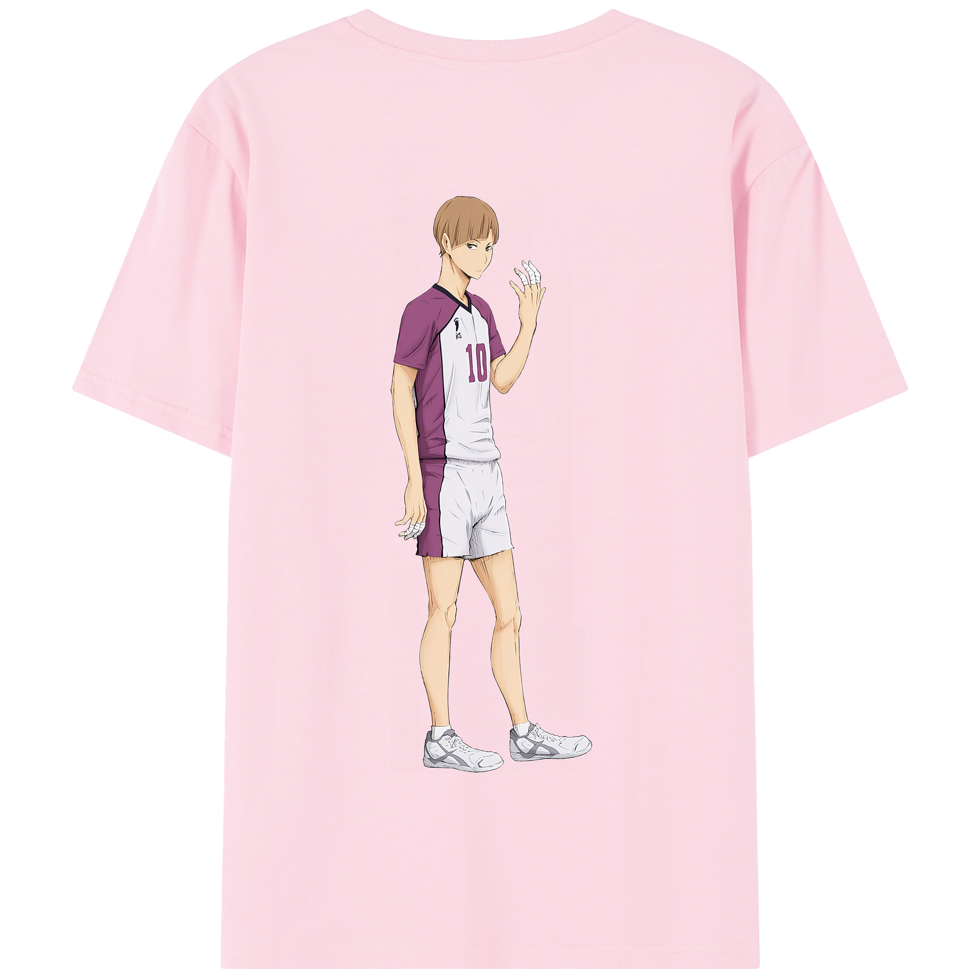 （画像用） ハイキュー!! Haikyu!! 綿100％半袖Tシャツ（背面プリント）