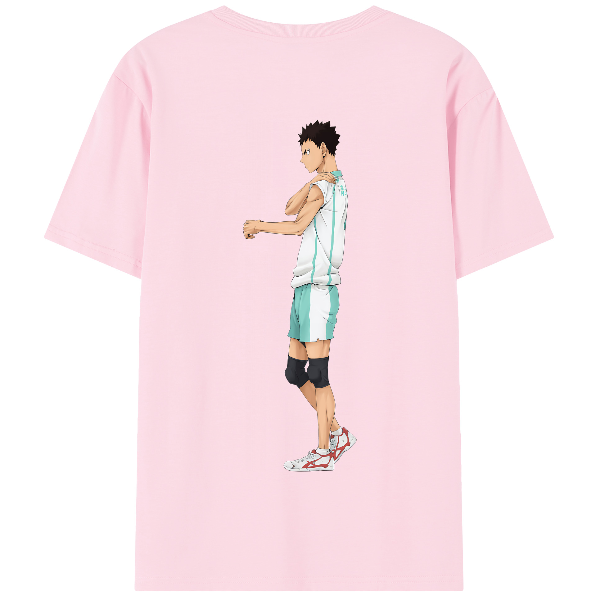 （画像用） ハイキュー!! Haikyu!! 綿100％半袖Tシャツ（背面プリント）
