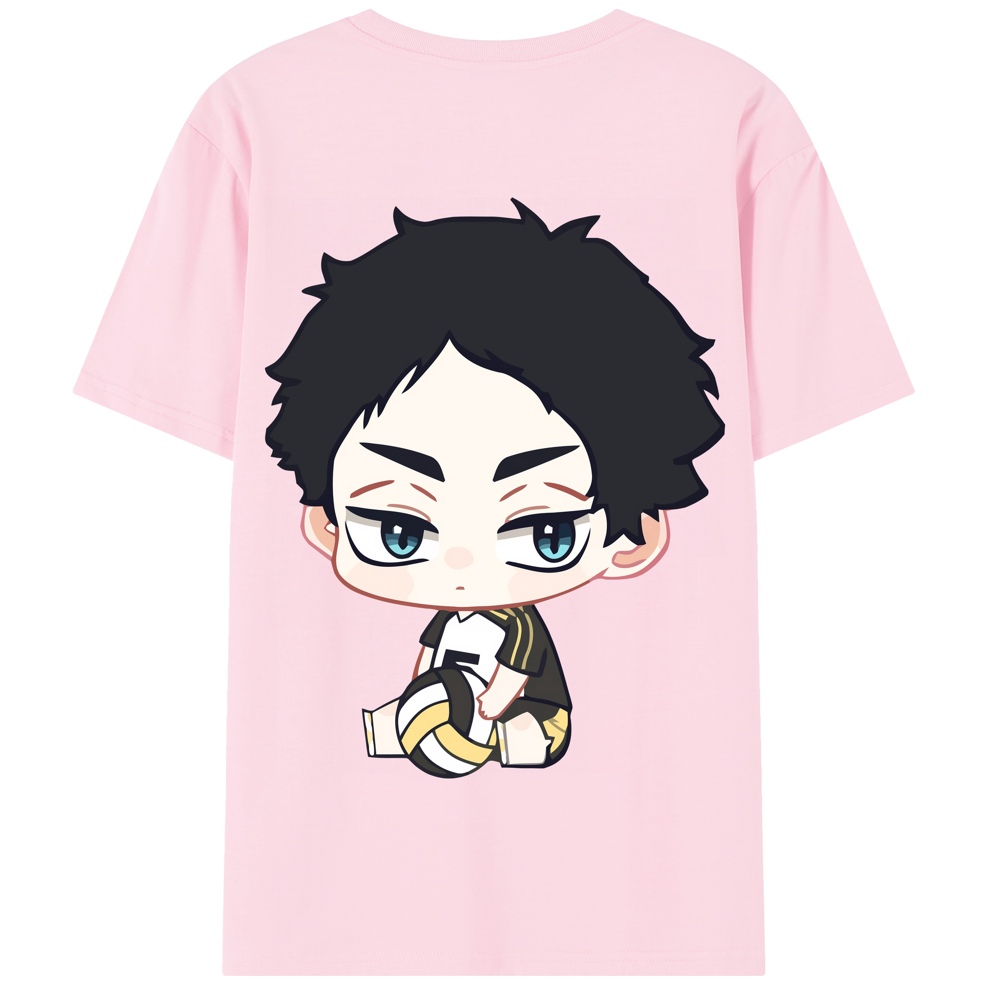 （画像用） ハイキュー!! Haikyu!! 綿100％半袖Tシャツ（背面プリント）