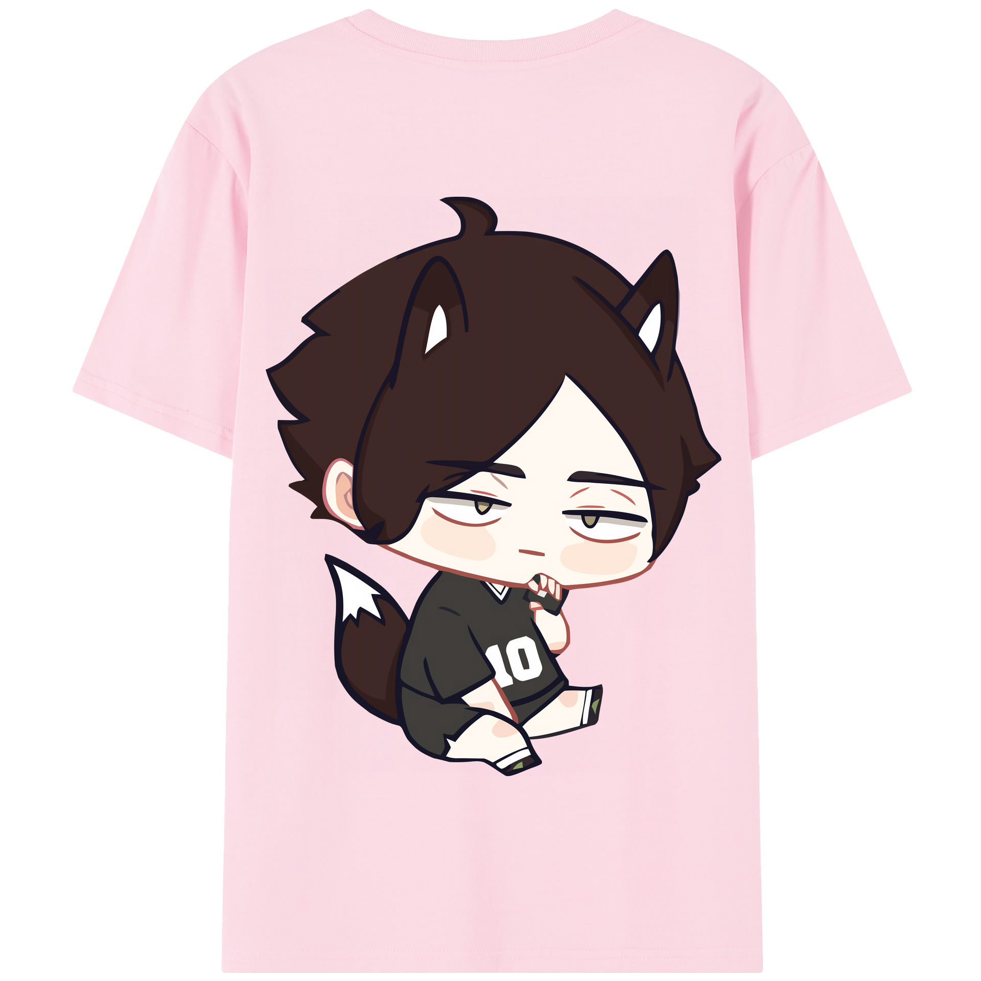（画像用） ハイキュー!! Haikyu!! 綿100％半袖Tシャツ（背面プリント）