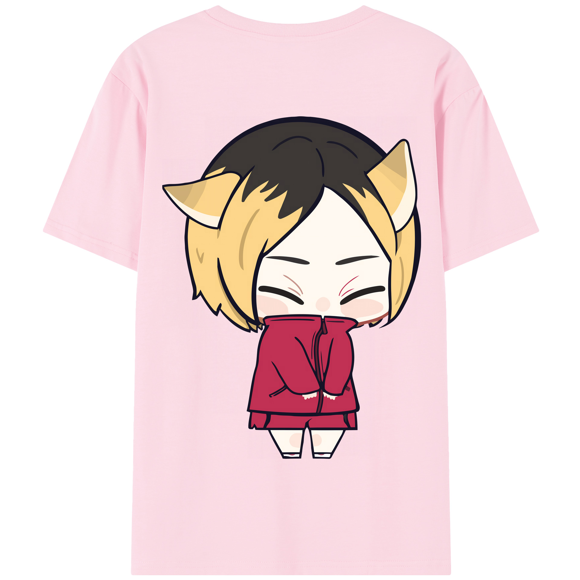 （画像用） ハイキュー!! Haikyu!! 綿100％半袖Tシャツ（背面プリント）