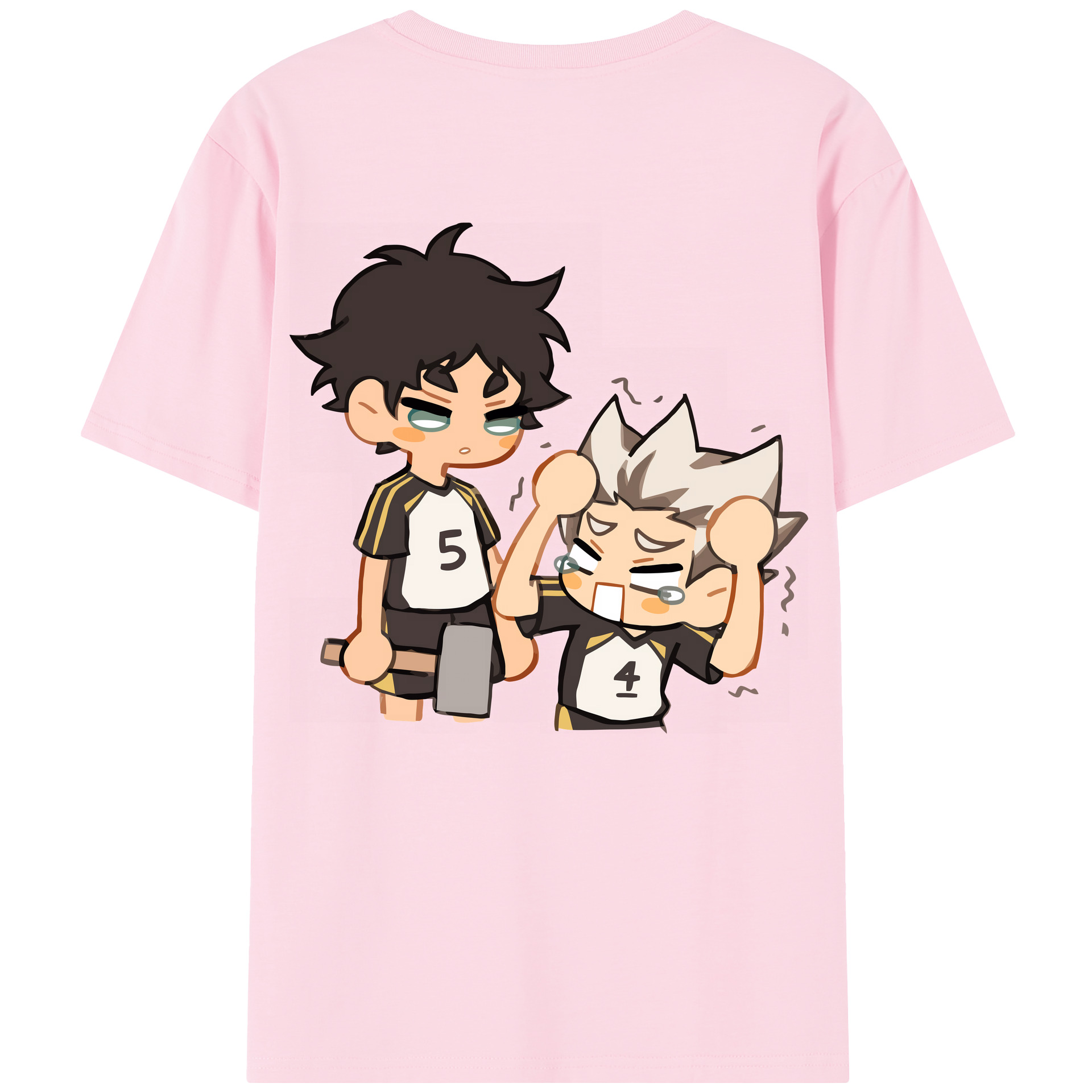 （画像用） ハイキュー!! Haikyu!! 綿100％半袖Tシャツ（背面プリント）