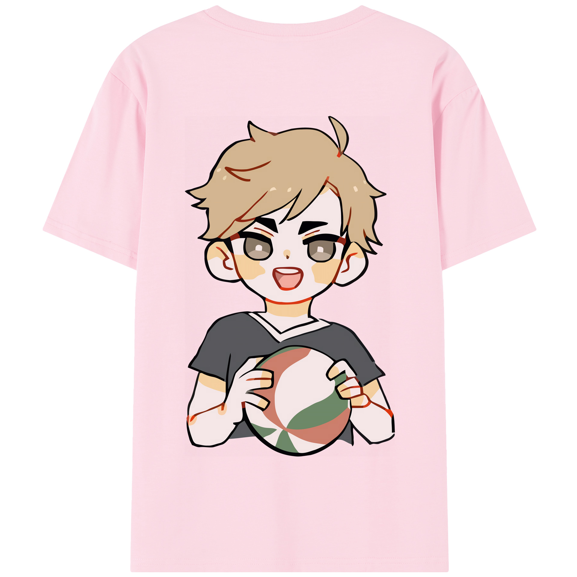 （画像用） ハイキュー!! Haikyu!! 綿100％半袖Tシャツ（背面プリント）