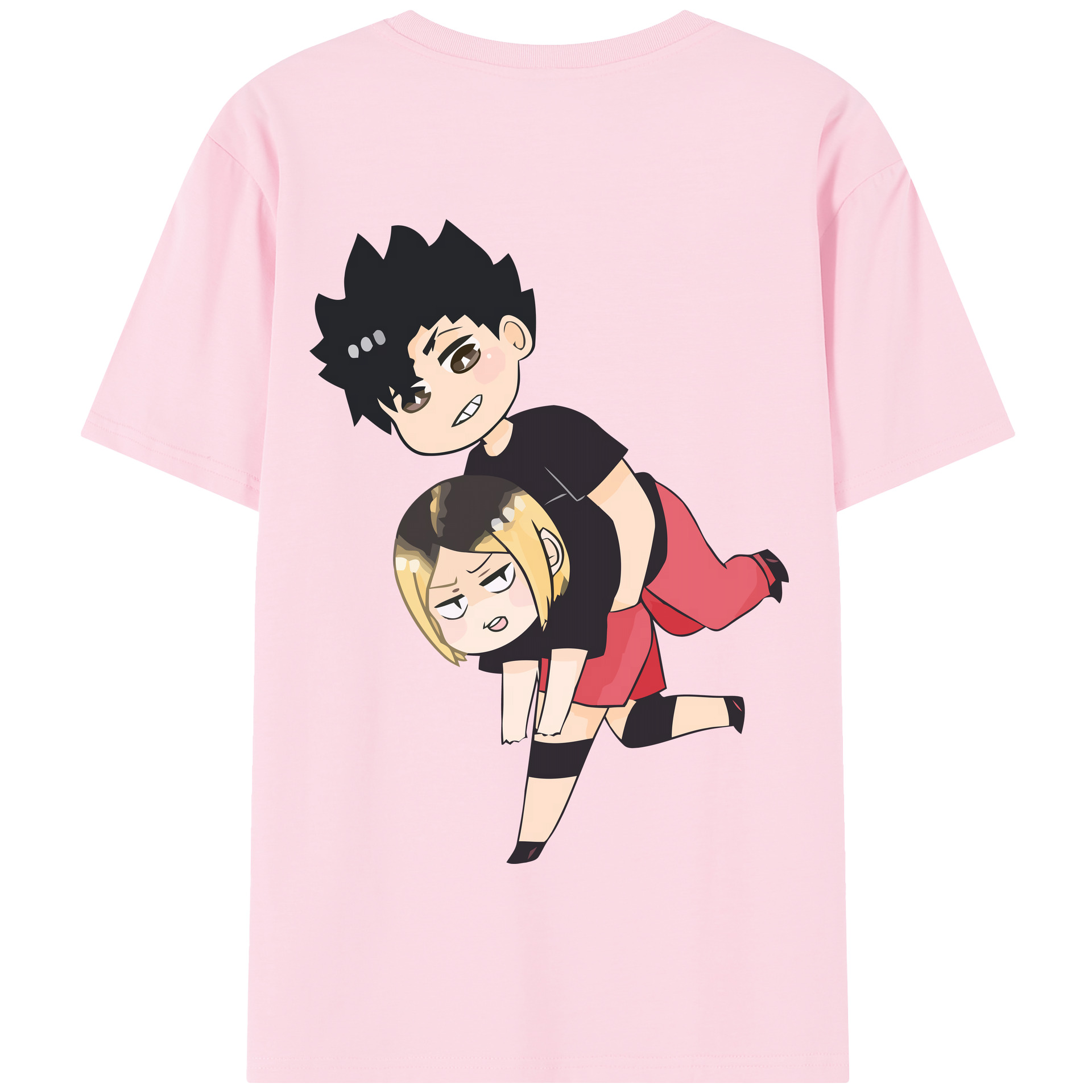 （画像用） ハイキュー!! Haikyu!! 綿100％半袖Tシャツ（背面プリント）