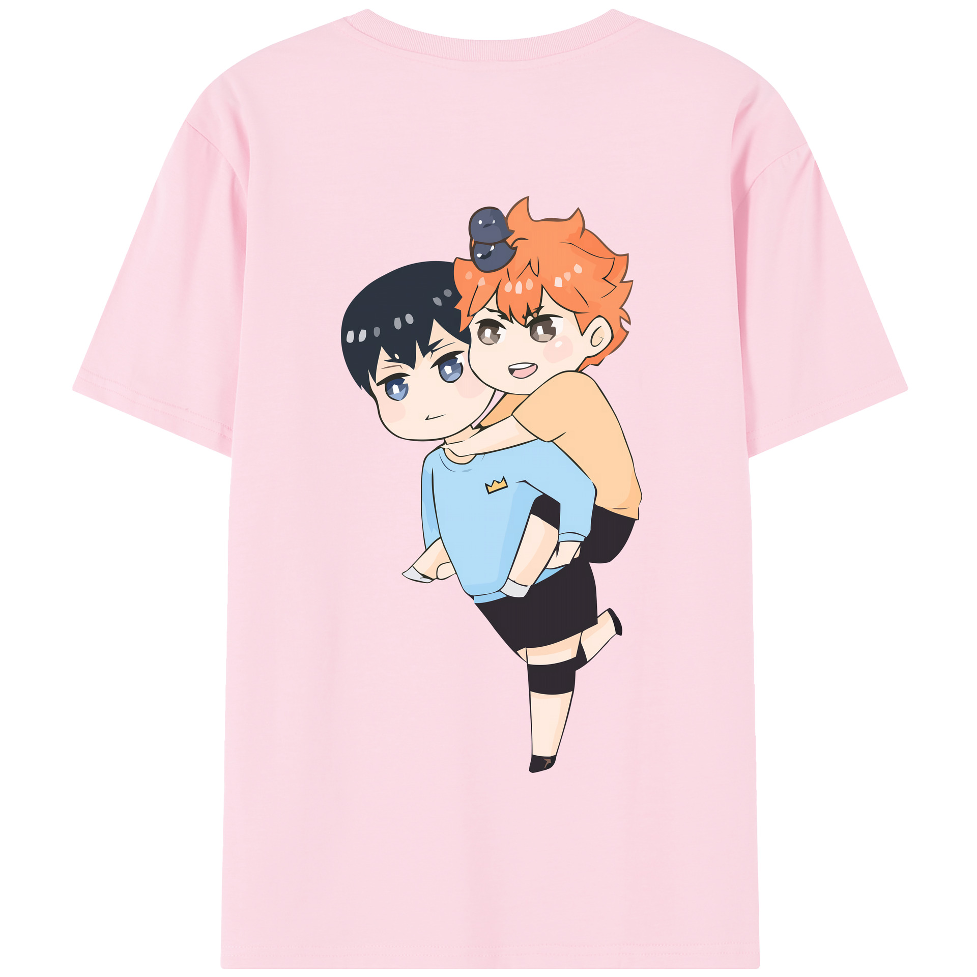 （画像用） ハイキュー!! Haikyu!! 綿100％半袖Tシャツ（背面プリント）