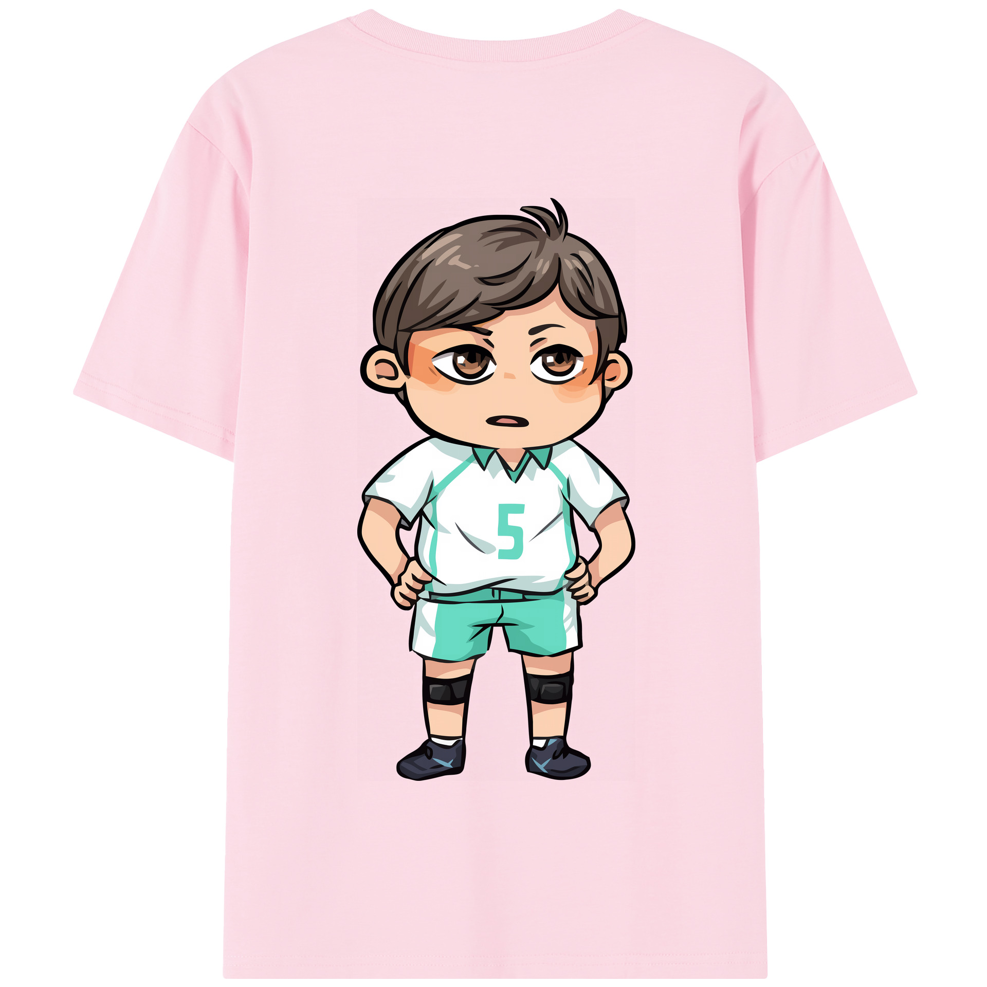 （画像用） ハイキュー!! Haikyu!! 綿100％半袖Tシャツ（背面プリント）