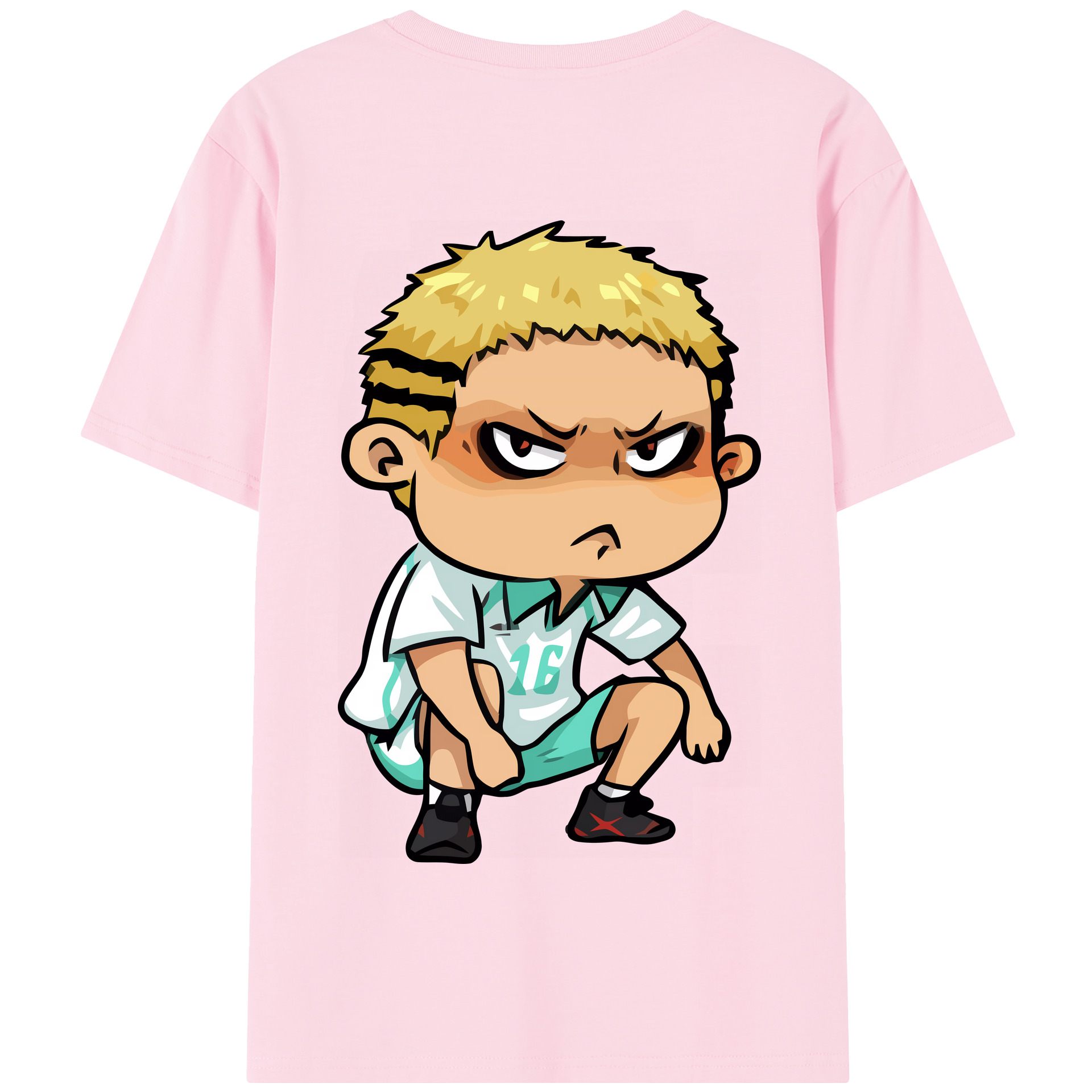 （画像用） ハイキュー!! Haikyu!! 綿100％半袖Tシャツ（背面プリント）
