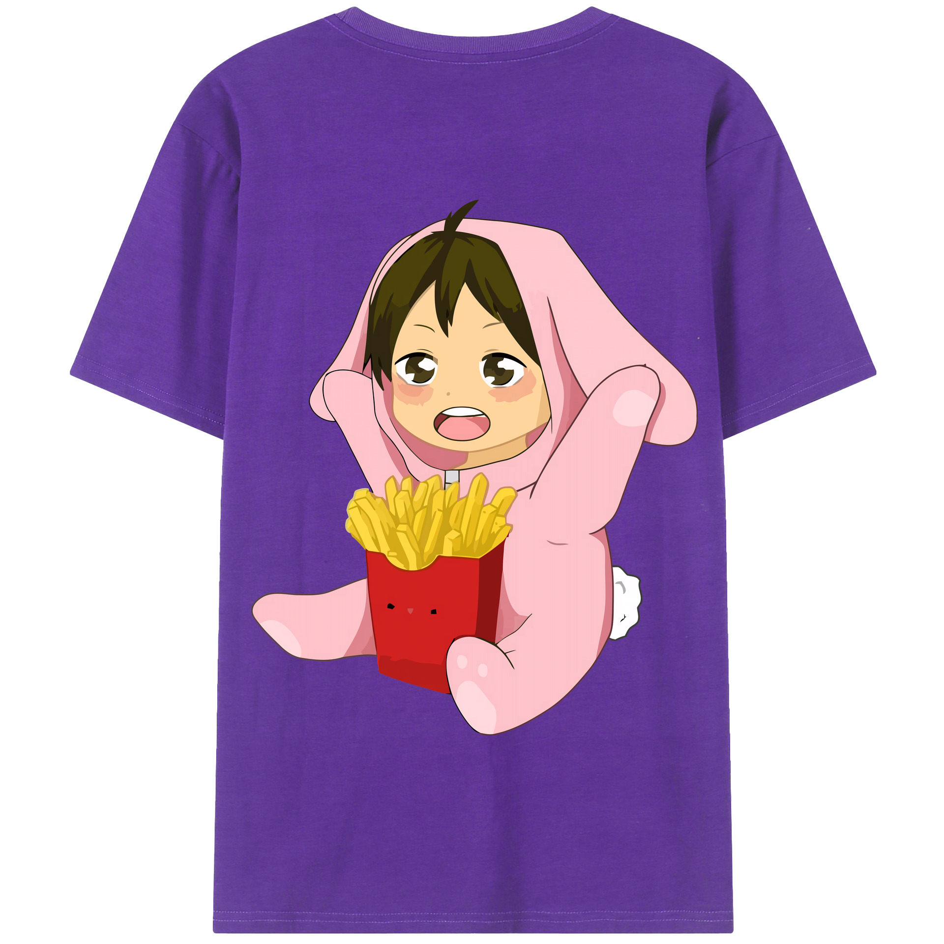 （画像用） ハイキュー!! Haikyu!! 綿100％半袖Tシャツ（背面プリント）