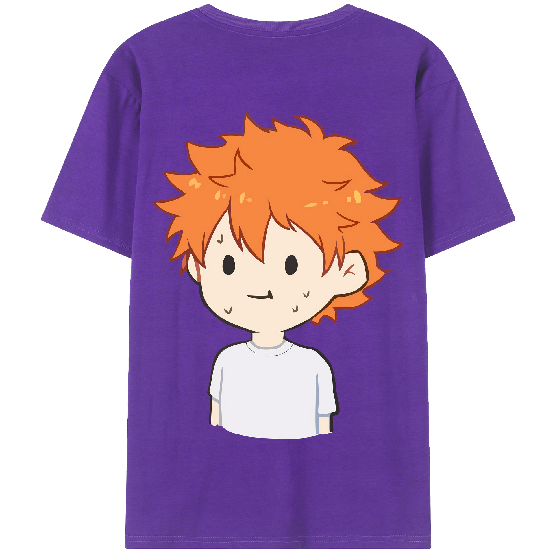 （画像用） ハイキュー!! Haikyu!! 綿100％半袖Tシャツ（背面プリント）