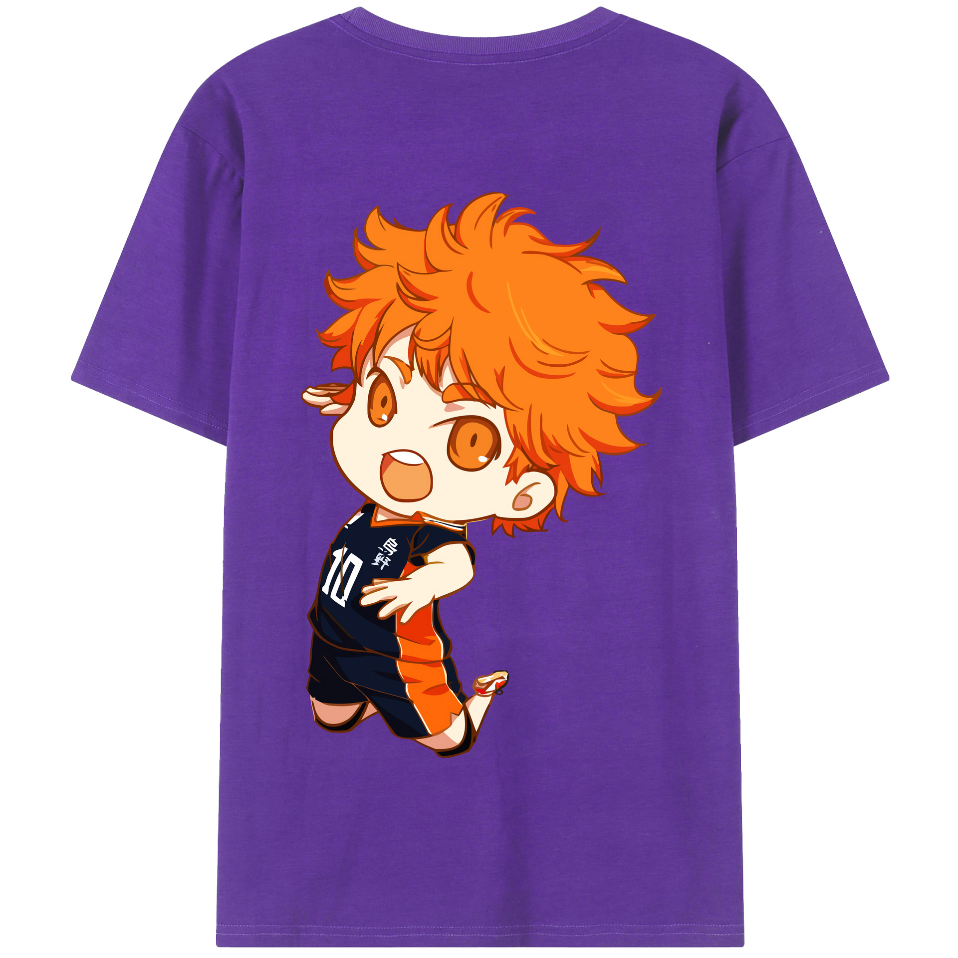 （画像用） ハイキュー!! Haikyu!! 綿100％半袖Tシャツ（背面プリント）