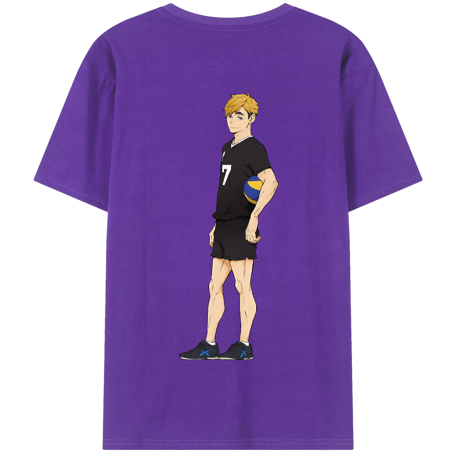 （画像用） ハイキュー!! Haikyu!! 綿100％半袖Tシャツ（背面プリント）