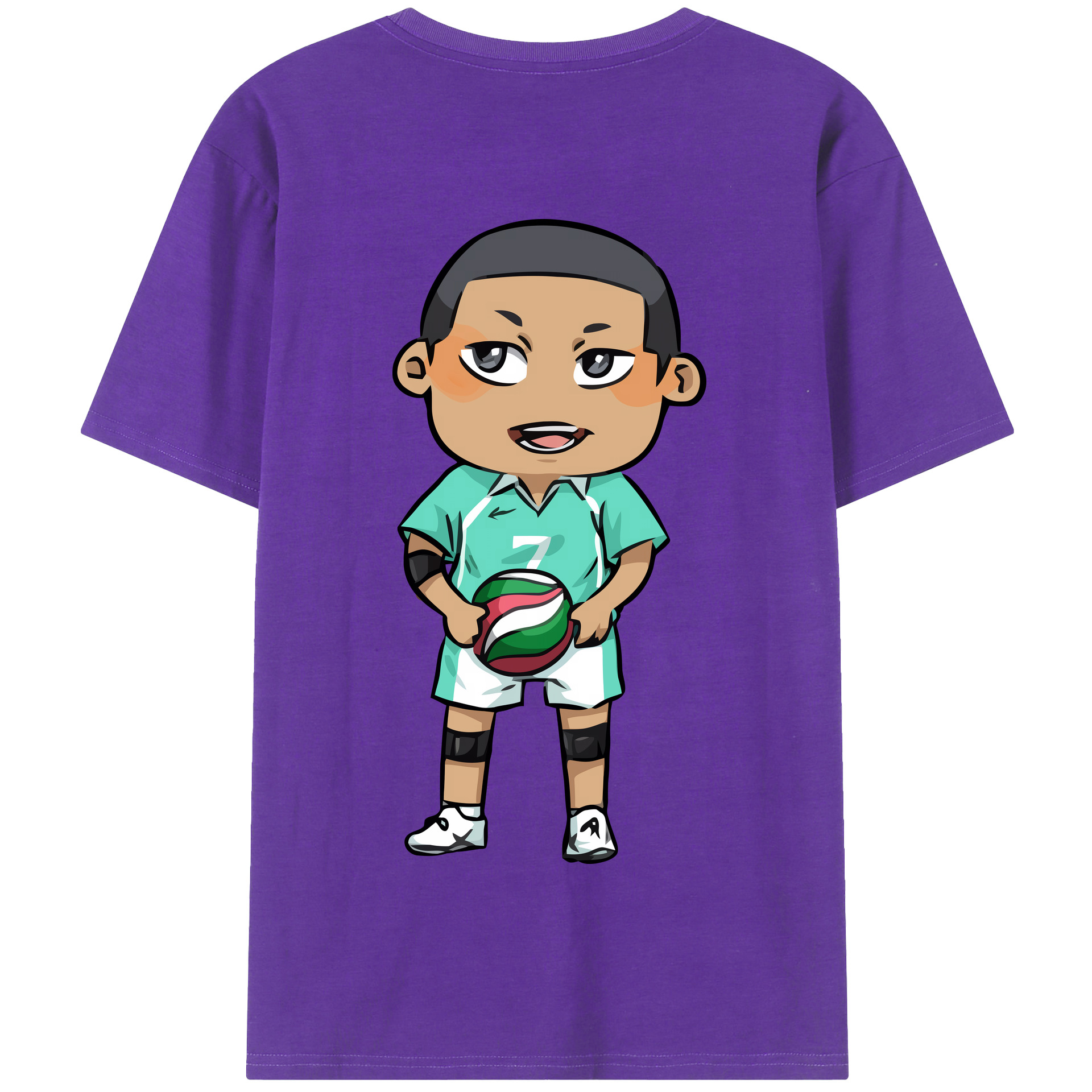 （画像用） ハイキュー!! Haikyu!! 綿100％半袖Tシャツ（背面プリント）