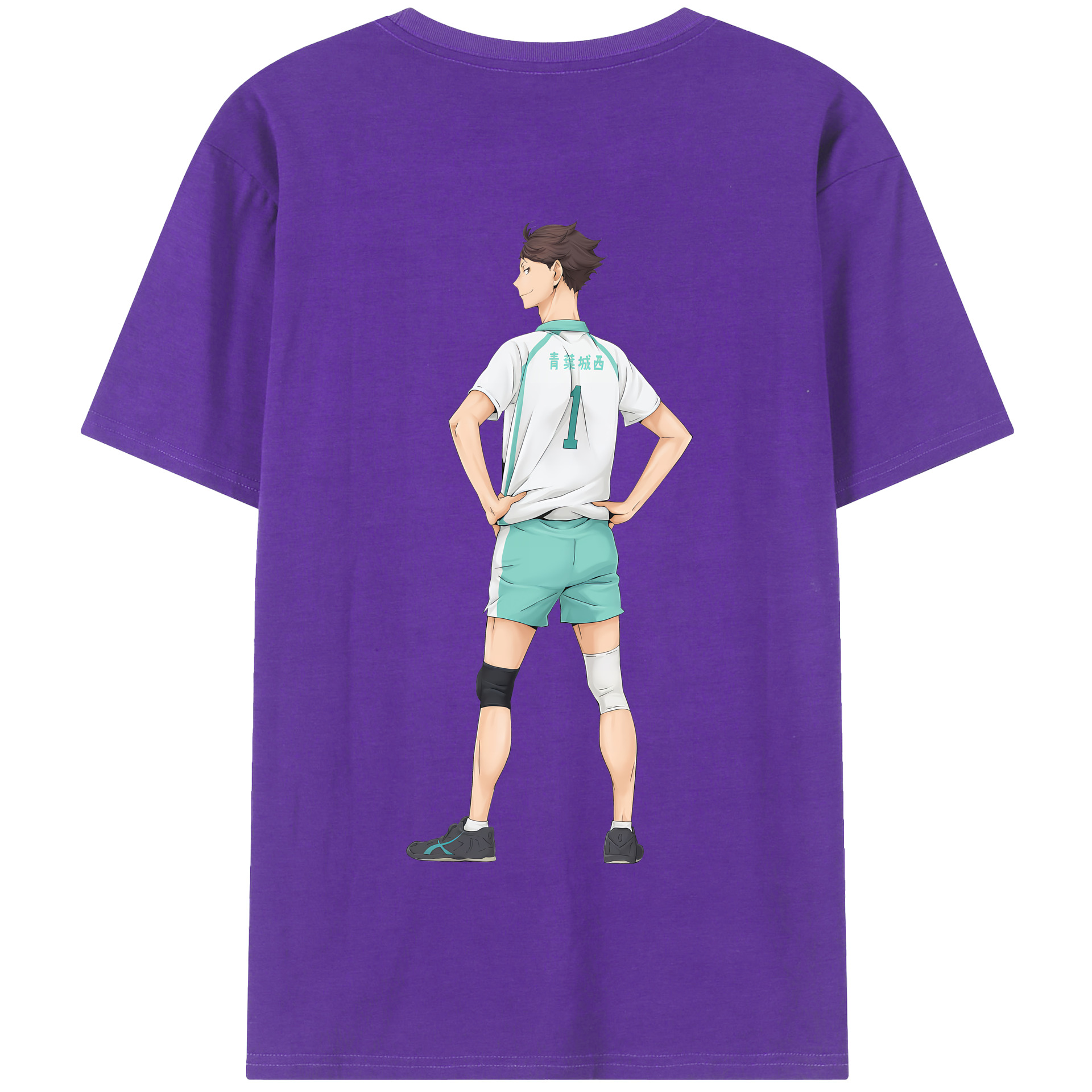 （画像用） ハイキュー!! Haikyu!! 綿100％半袖Tシャツ（背面プリント）