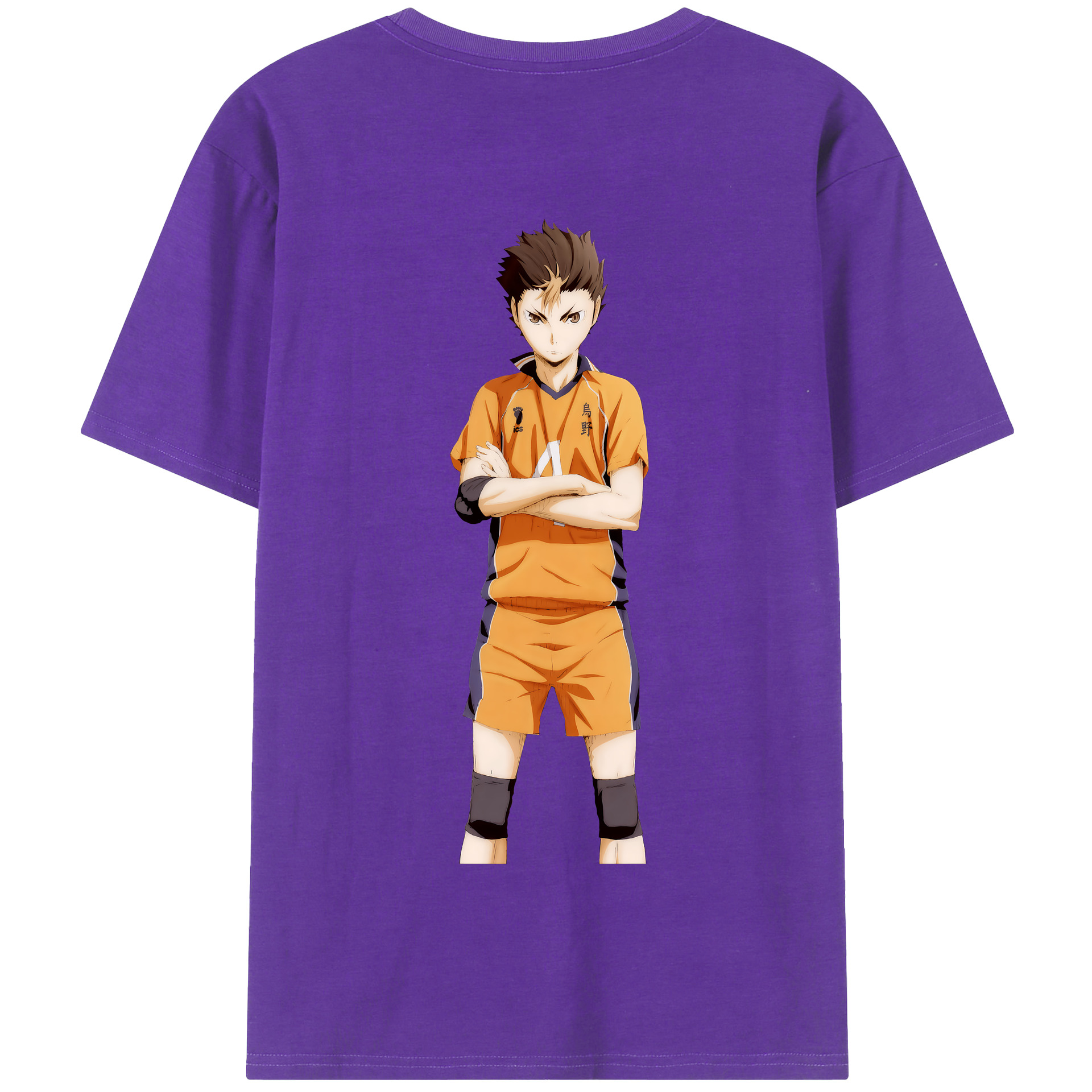 （画像用） ハイキュー!! Haikyu!! 綿100％半袖Tシャツ（背面プリント）