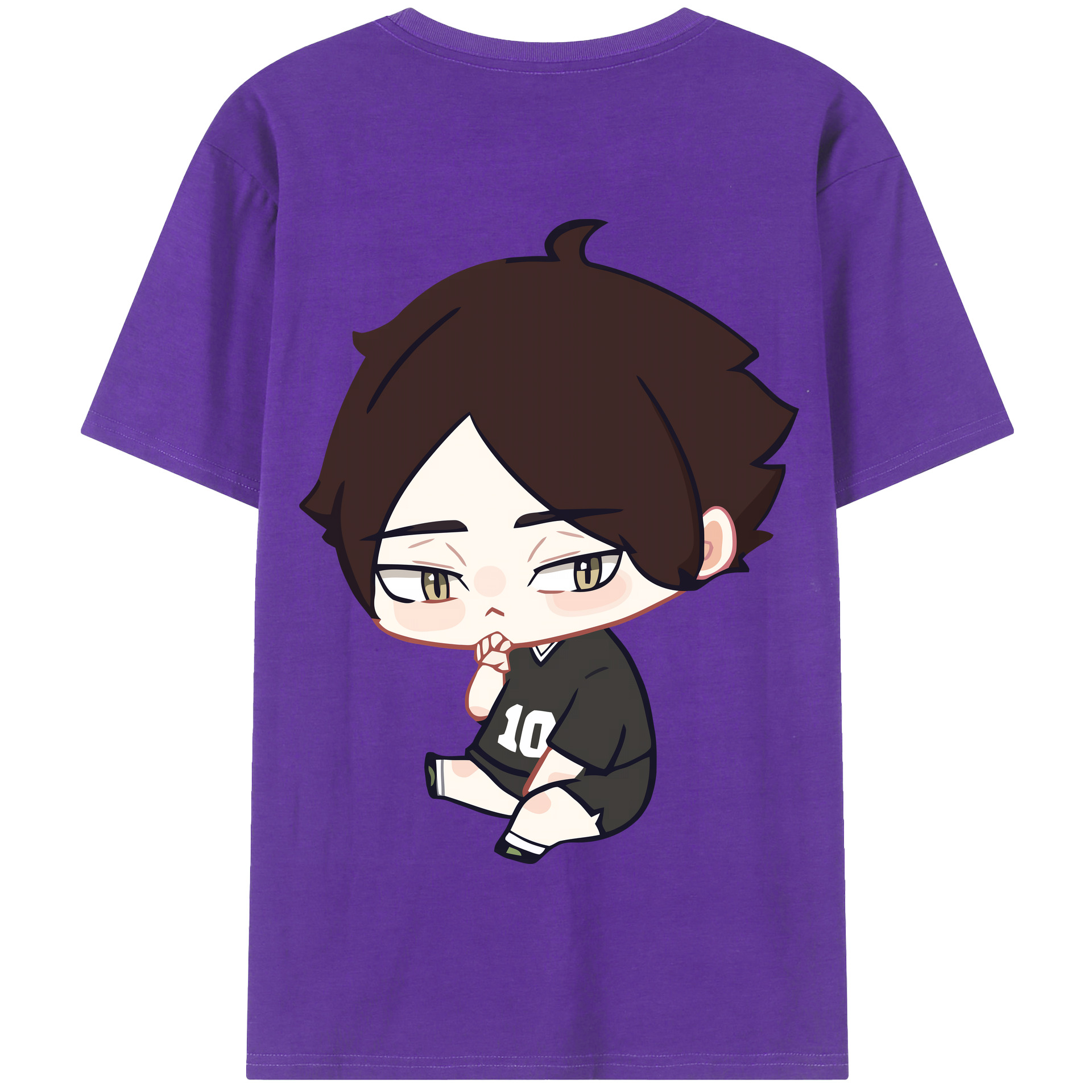（画像用） ハイキュー!! Haikyu!! 綿100％半袖Tシャツ（背面プリント）