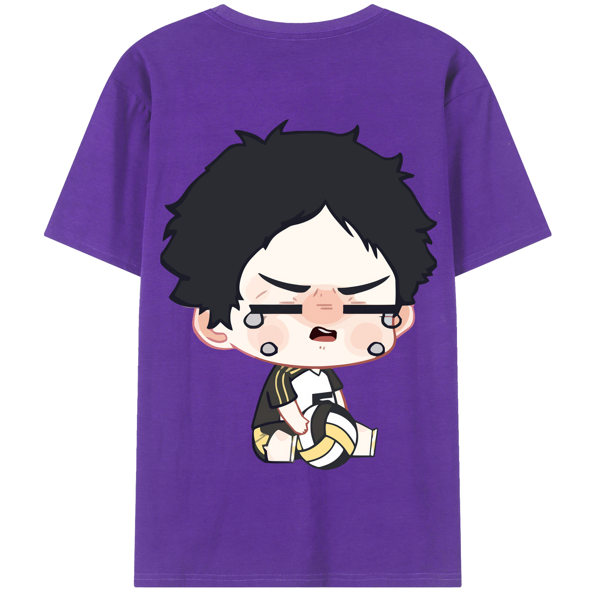 （画像用） ハイキュー!! Haikyu!! 綿100％半袖Tシャツ（背面プリント）