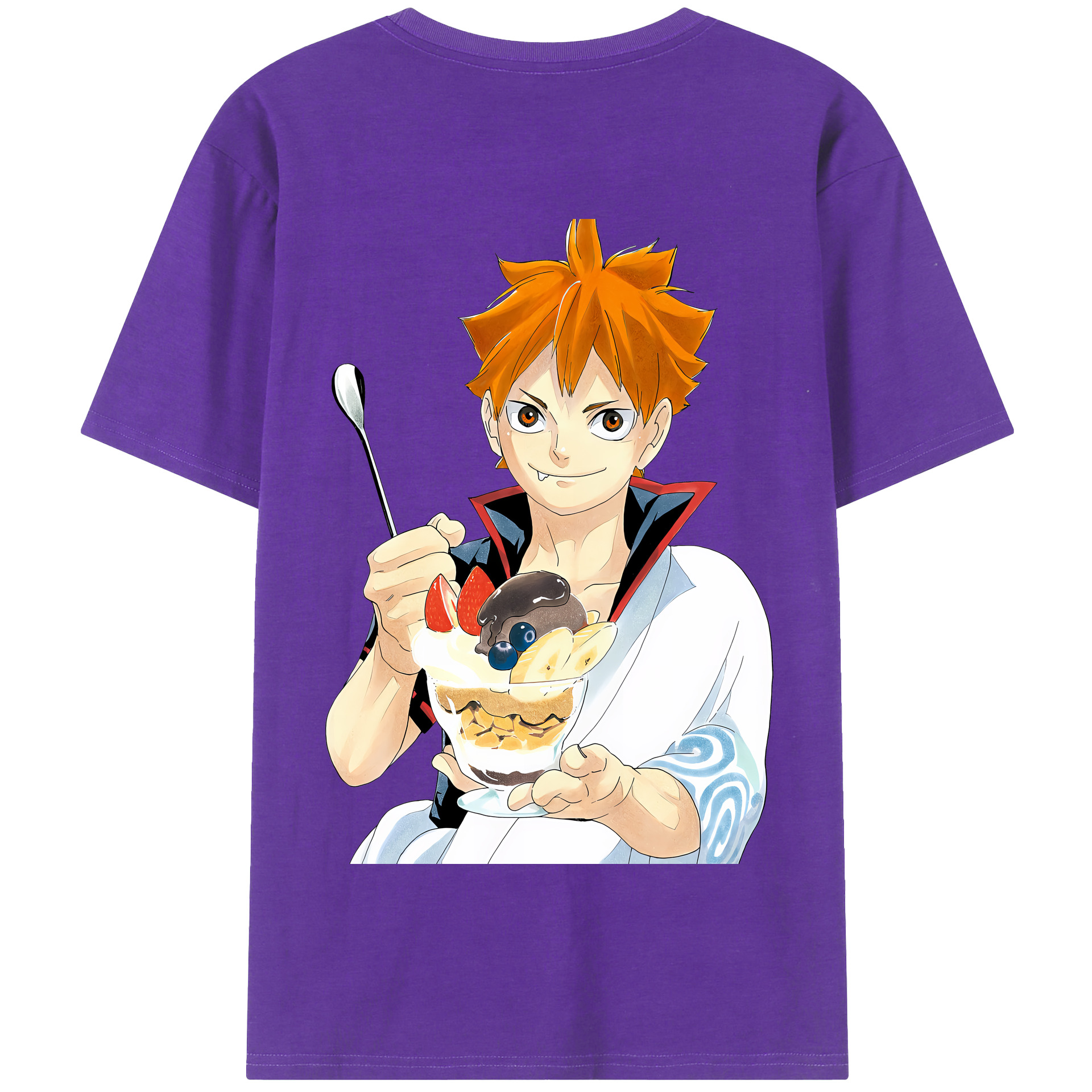 （画像用） ハイキュー!! Haikyu!! 綿100％半袖Tシャツ（背面プリント）
