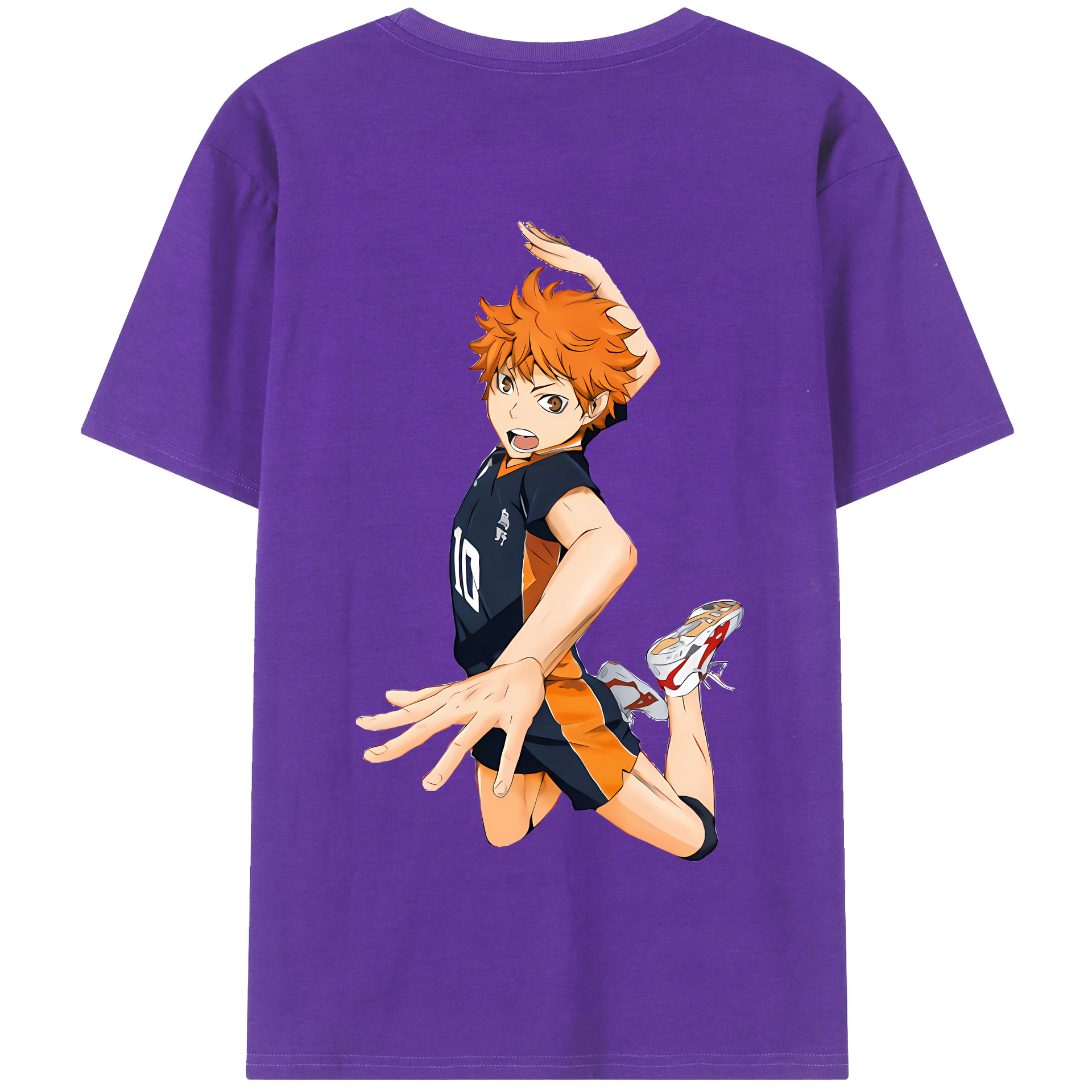 （画像用） ハイキュー!! Haikyu!! 綿100％半袖Tシャツ（背面プリント）