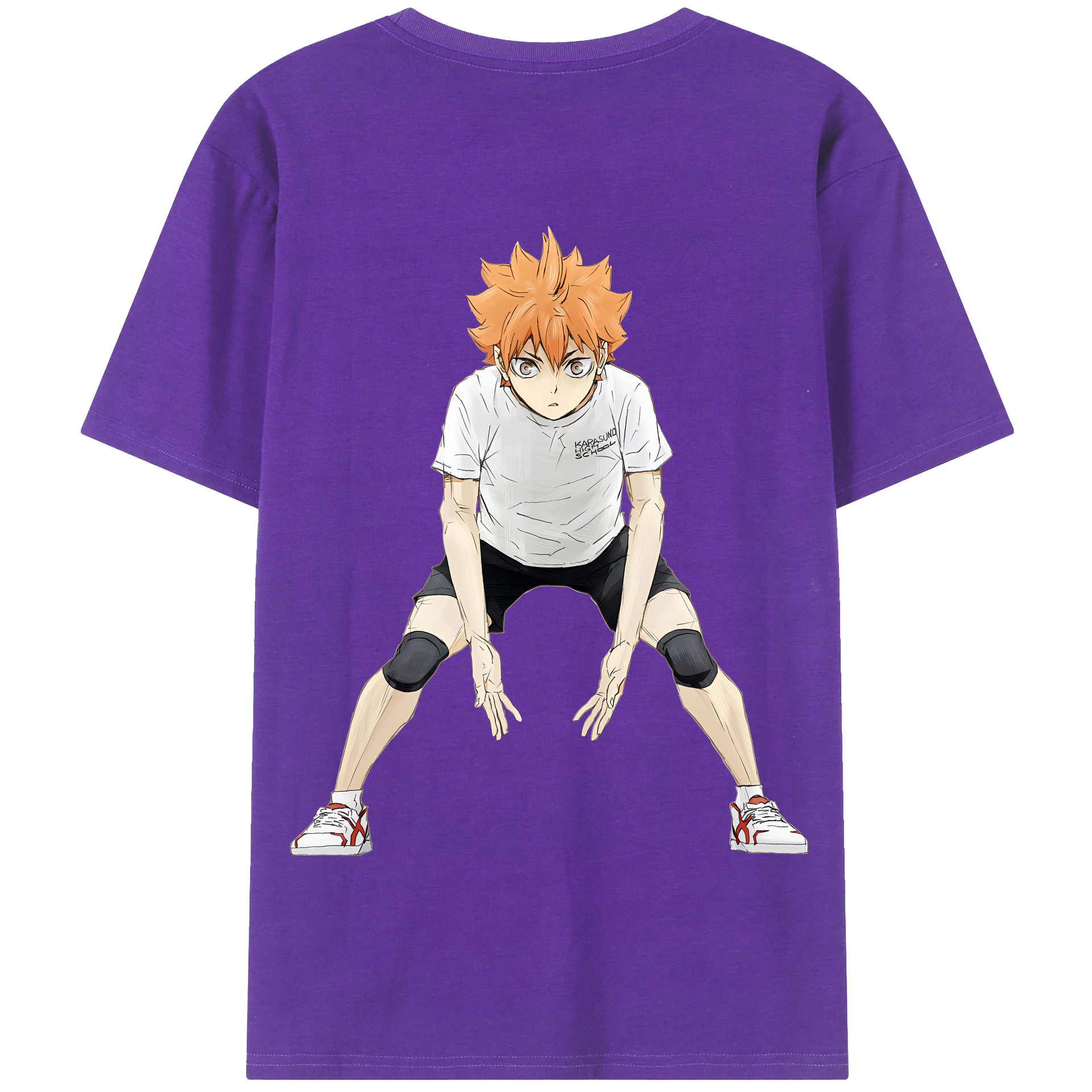 （画像用） ハイキュー!! Haikyu!! 綿100％半袖Tシャツ（背面プリント）