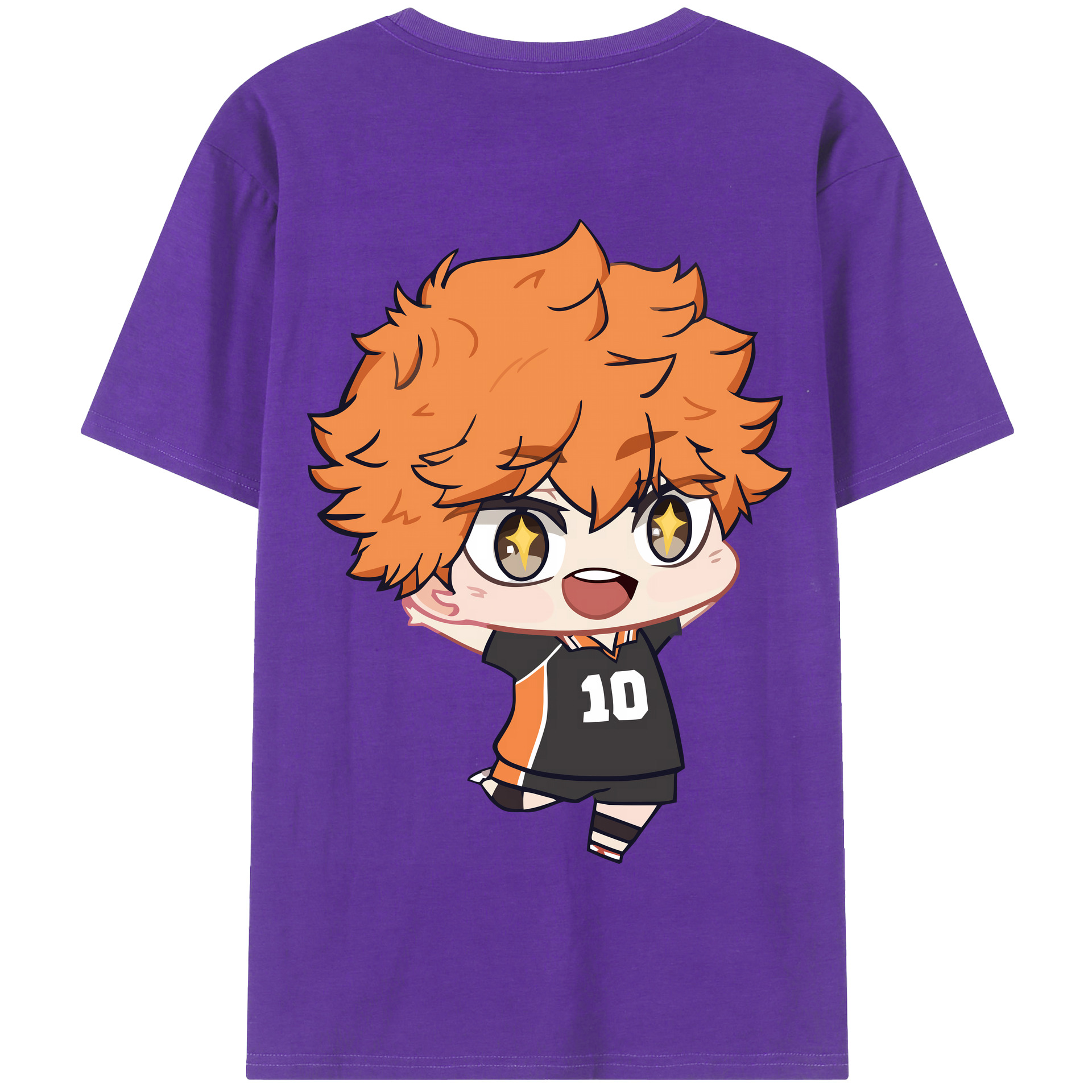 （画像用） ハイキュー!! Haikyu!! 綿100％半袖Tシャツ（背面プリント）
