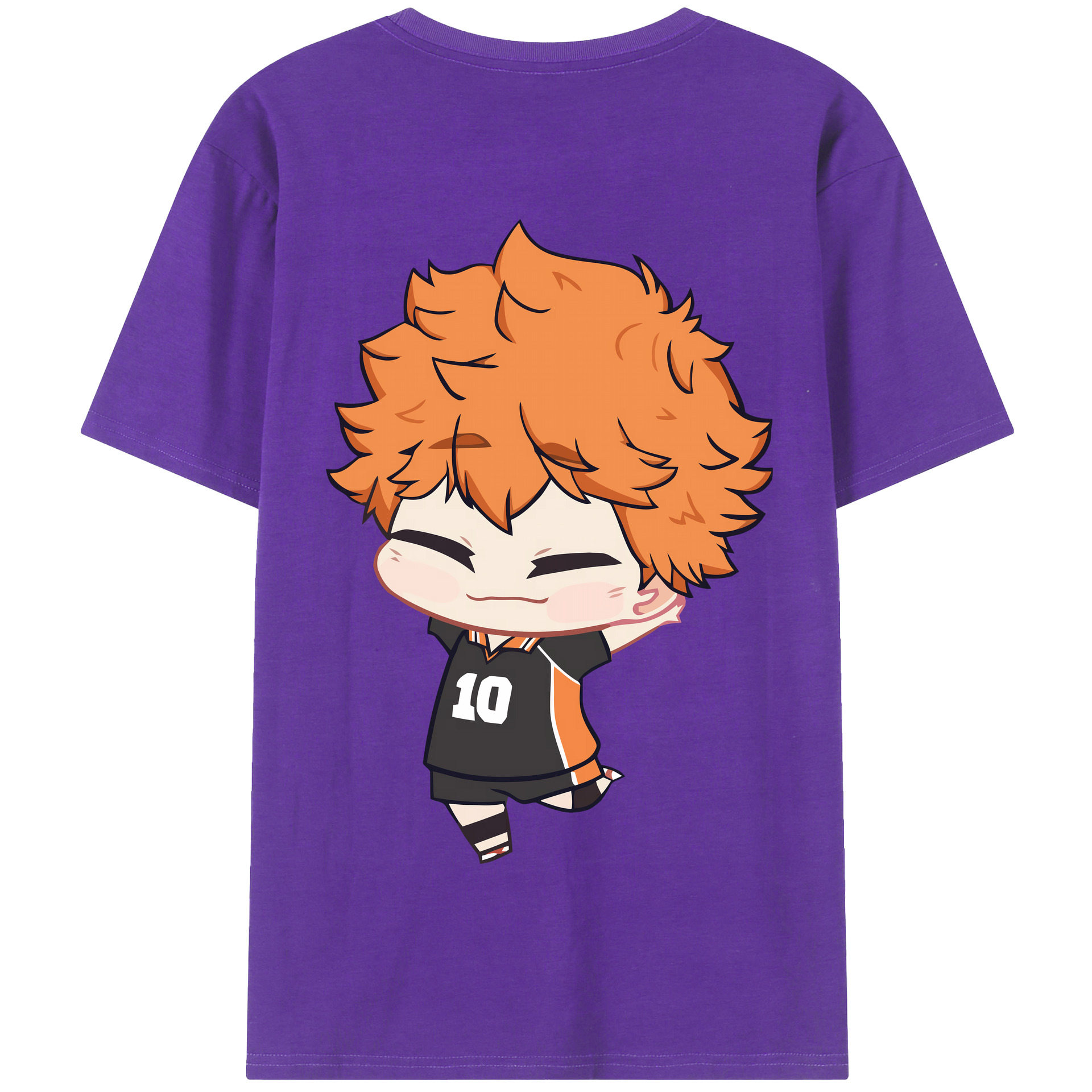 （画像用） ハイキュー!! Haikyu!! 綿100％半袖Tシャツ（背面プリント）