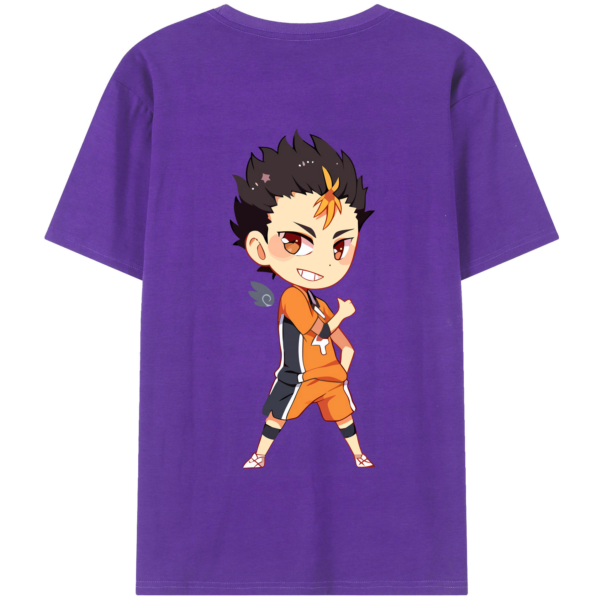 （画像用） ハイキュー!! Haikyu!! 綿100％半袖Tシャツ（背面プリント）