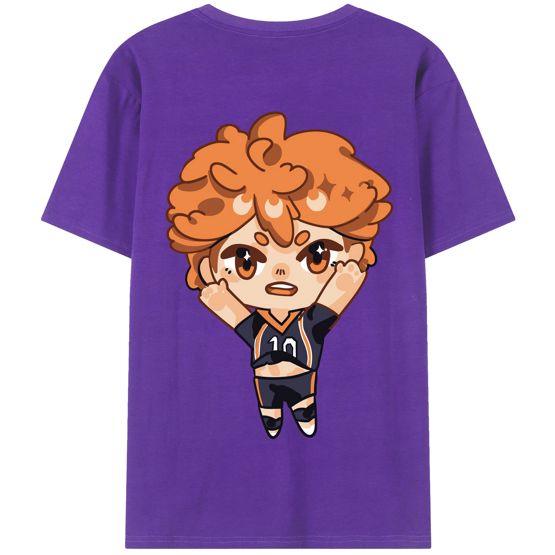 （画像用） ハイキュー!! Haikyu!! 綿100％半袖Tシャツ（背面プリント）