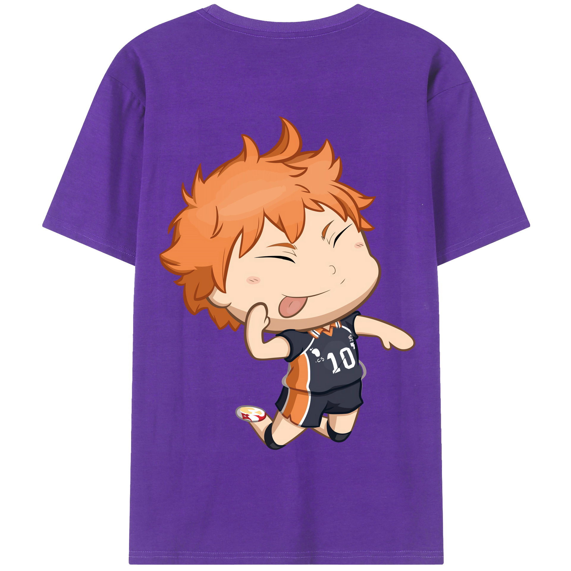 （画像用） ハイキュー!! Haikyu!! 綿100％半袖Tシャツ（背面プリント）