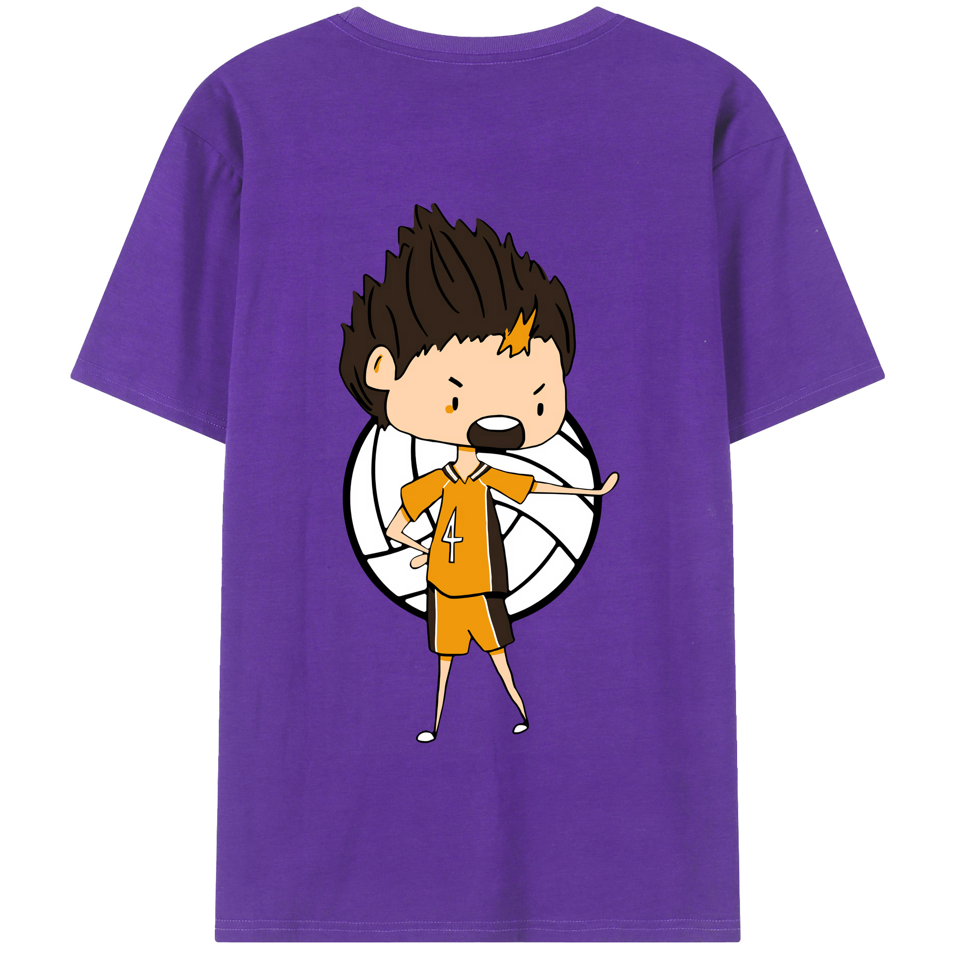 （画像用） ハイキュー!! Haikyu!! 綿100％半袖Tシャツ（背面プリント）