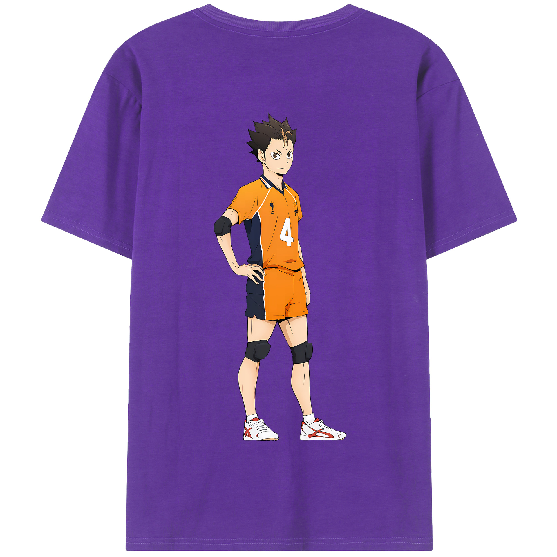（画像用） ハイキュー!! Haikyu!! 綿100％半袖Tシャツ（背面プリント）