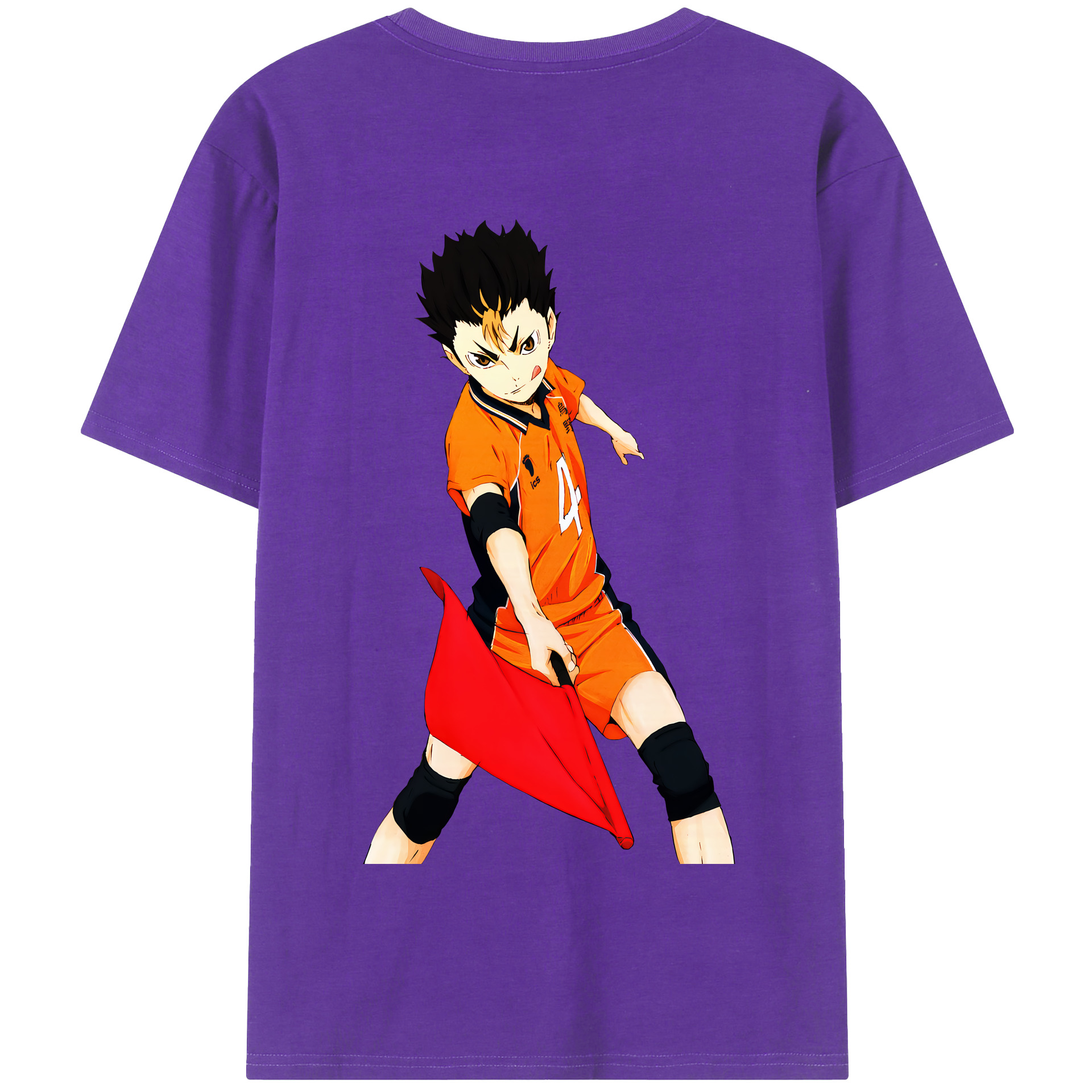 （画像用） ハイキュー!! Haikyu!! 綿100％半袖Tシャツ（背面プリント）