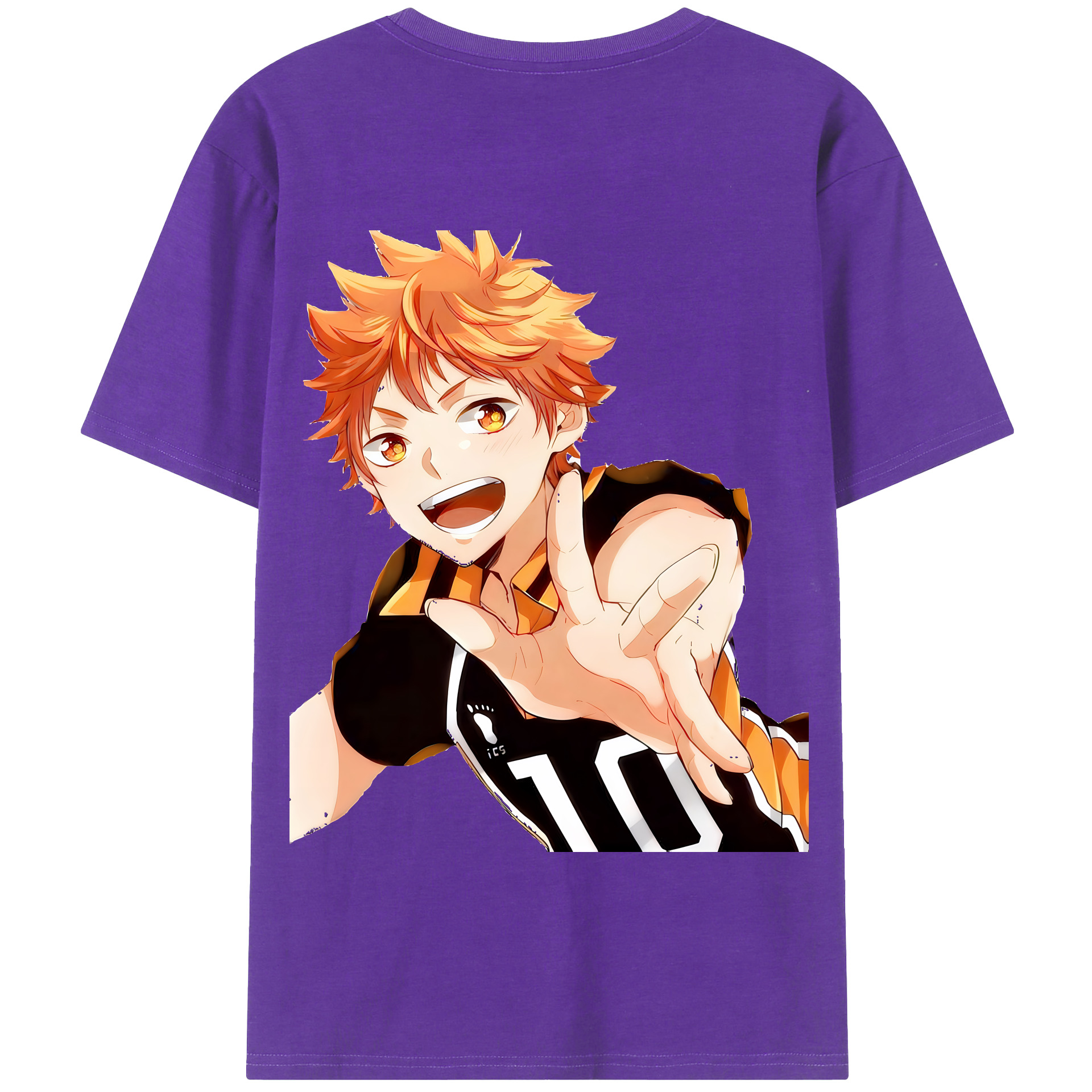 （画像用） ハイキュー!! Haikyu!! 綿100％半袖Tシャツ（背面プリント）
