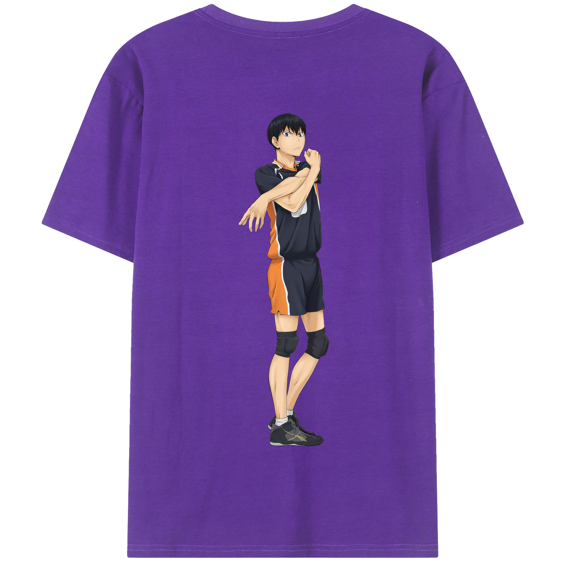 （画像用） ハイキュー!! Haikyu!! 綿100％半袖Tシャツ（背面プリント）