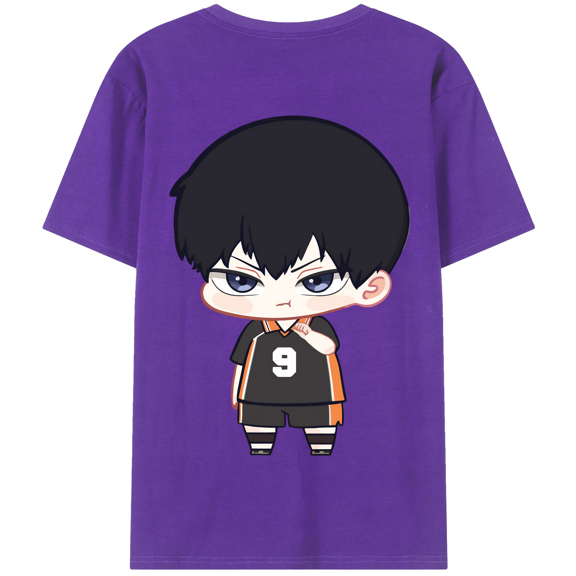 （画像用） ハイキュー!! Haikyu!! 綿100％半袖Tシャツ（背面プリント）