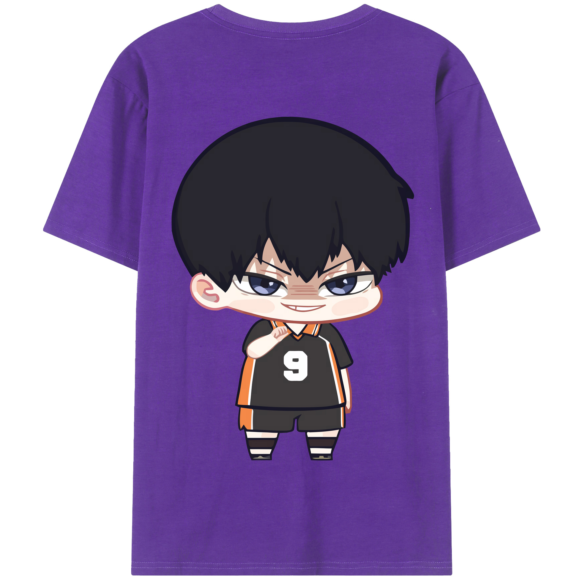 （画像用） ハイキュー!! Haikyu!! 綿100％半袖Tシャツ（背面プリント）