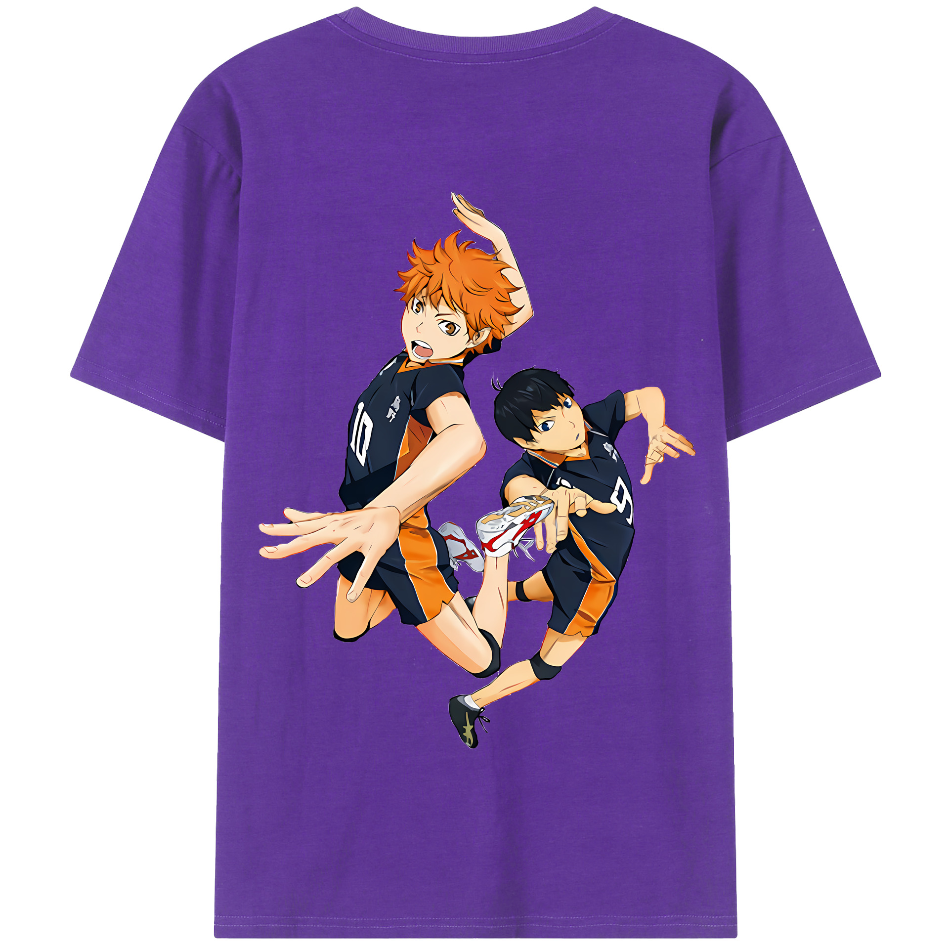 （画像用） ハイキュー!! Haikyu!! 綿100％半袖Tシャツ（背面プリント）
