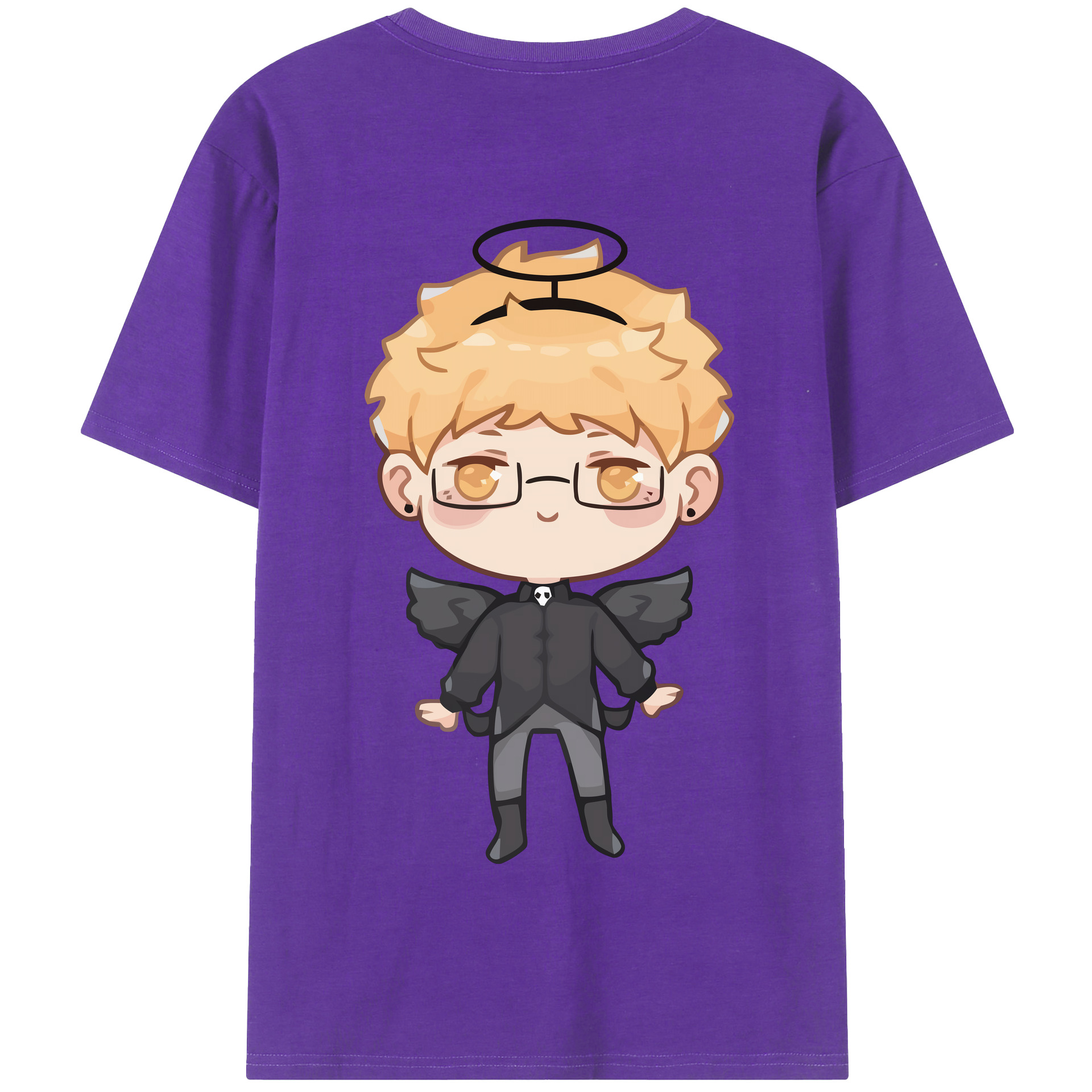 （画像用） ハイキュー!! Haikyu!! 綿100％半袖Tシャツ（背面プリント）