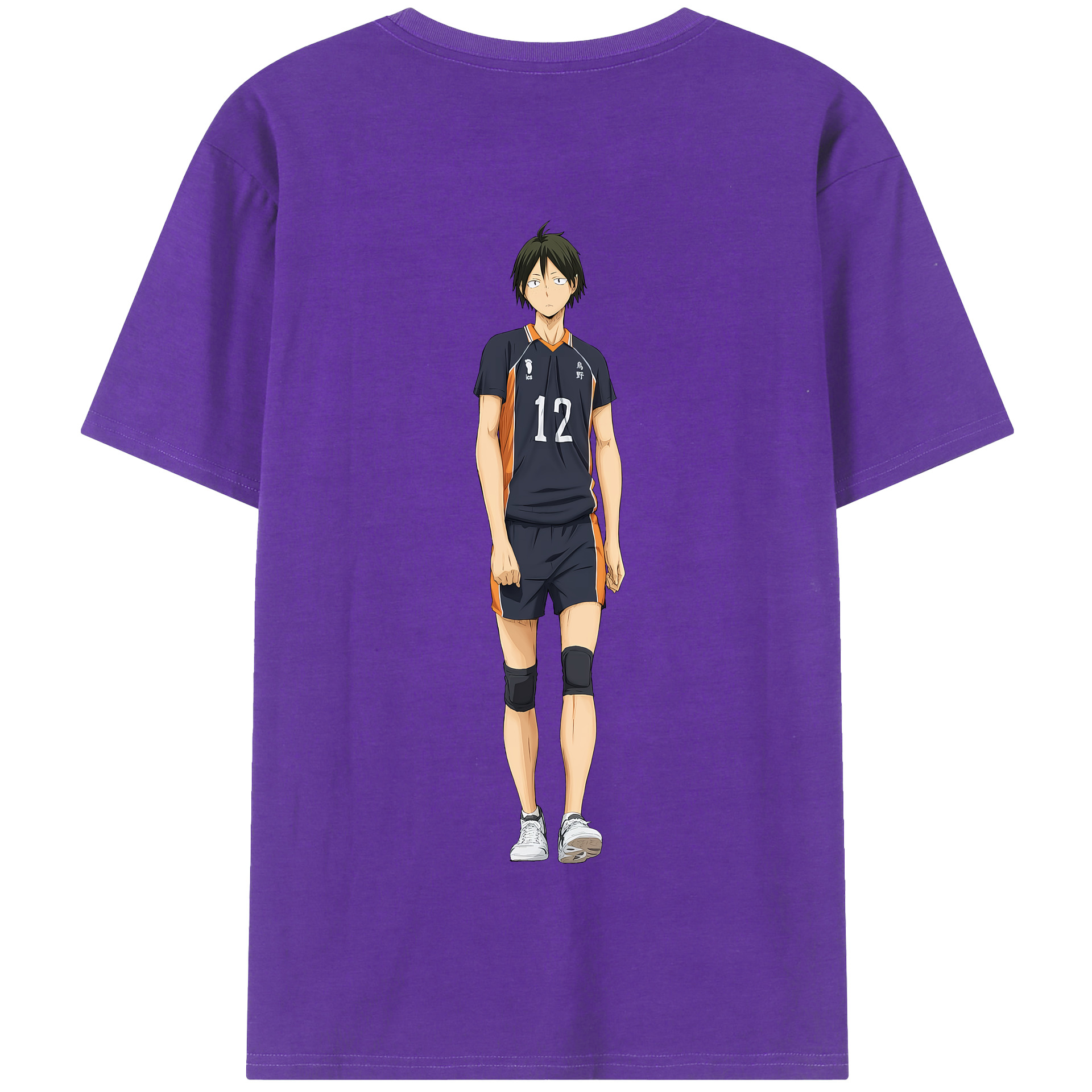 （画像用） ハイキュー!! Haikyu!! 綿100％半袖Tシャツ（背面プリント）