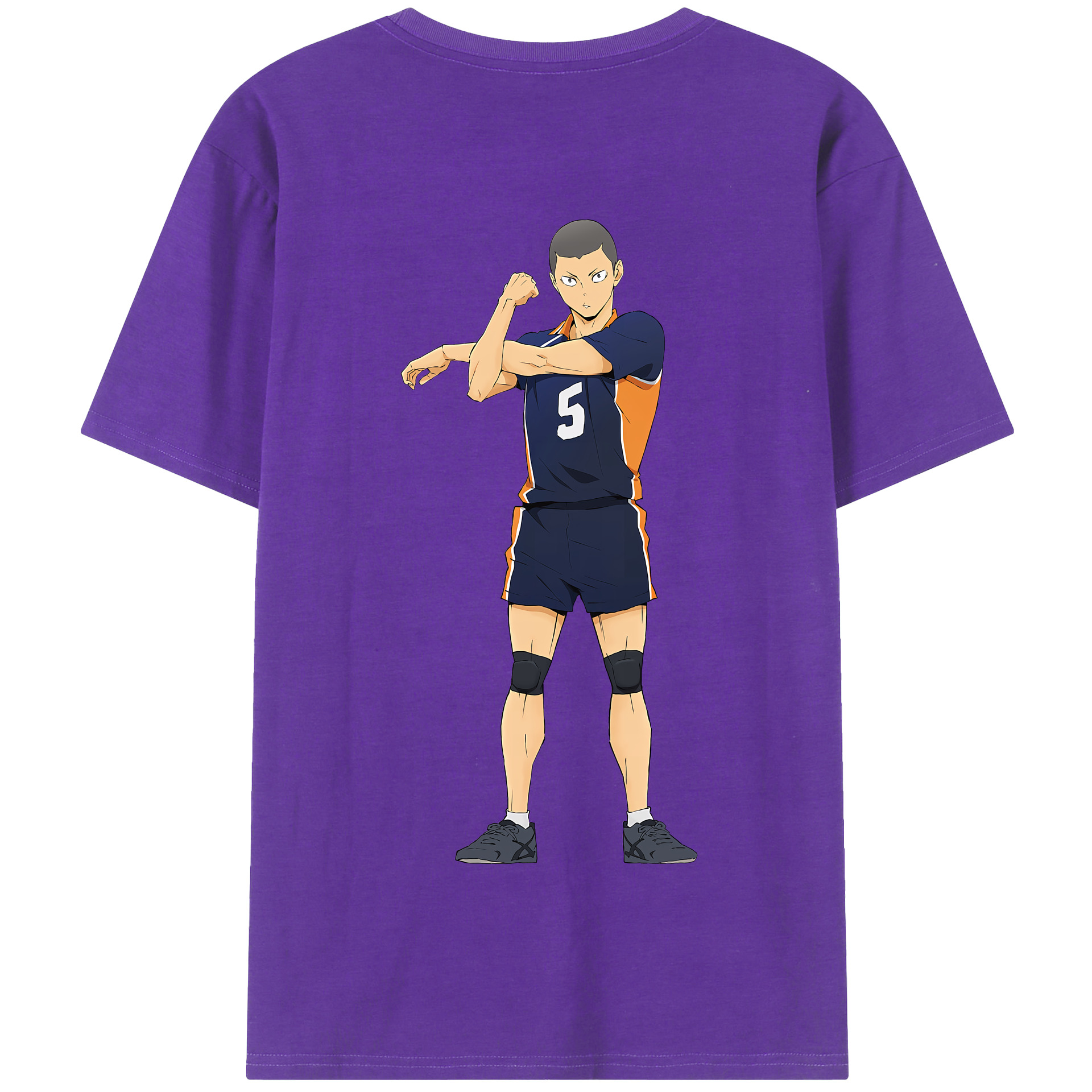 （画像用） ハイキュー!! Haikyu!! 綿100％半袖Tシャツ（背面プリント）