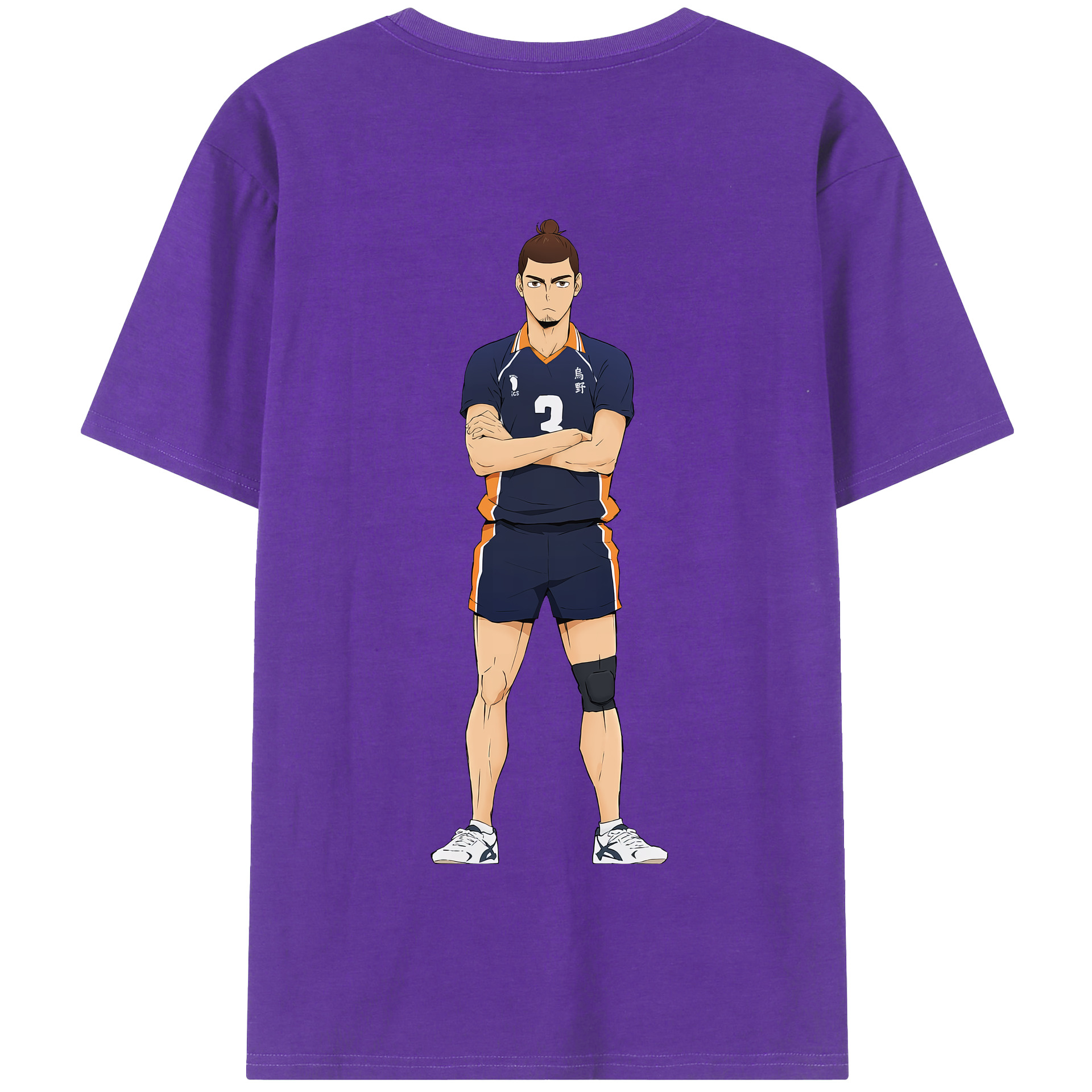 （画像用） ハイキュー!! Haikyu!! 綿100％半袖Tシャツ（背面プリント）
