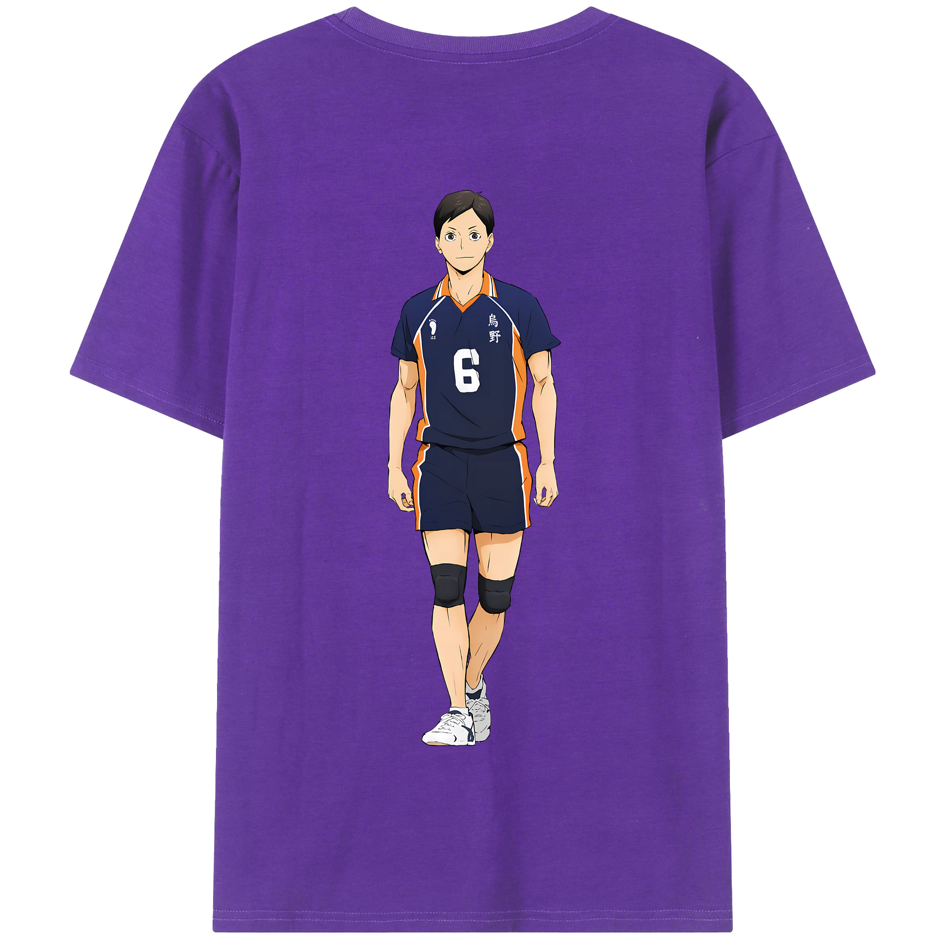 （画像用） ハイキュー!! Haikyu!! 綿100％半袖Tシャツ（背面プリント）